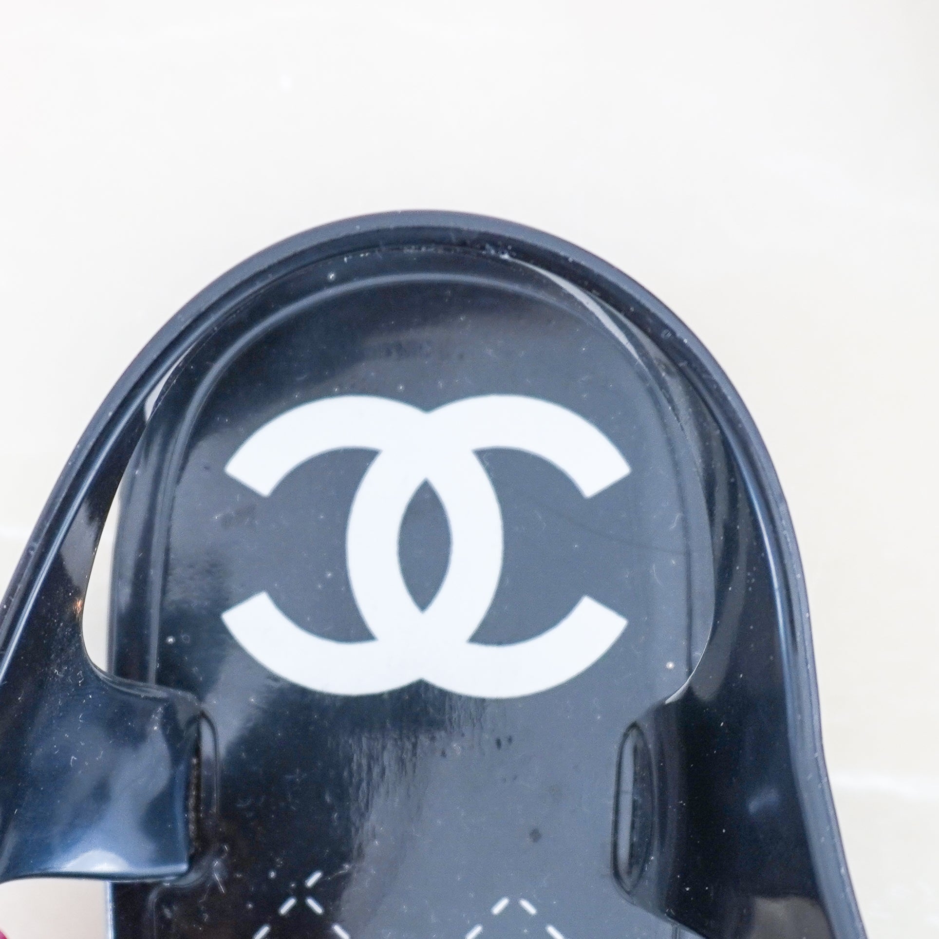 Chanel Black Pearl Jelly Sandals (RRP £1000) | Authentic Preloved - Reloved Again