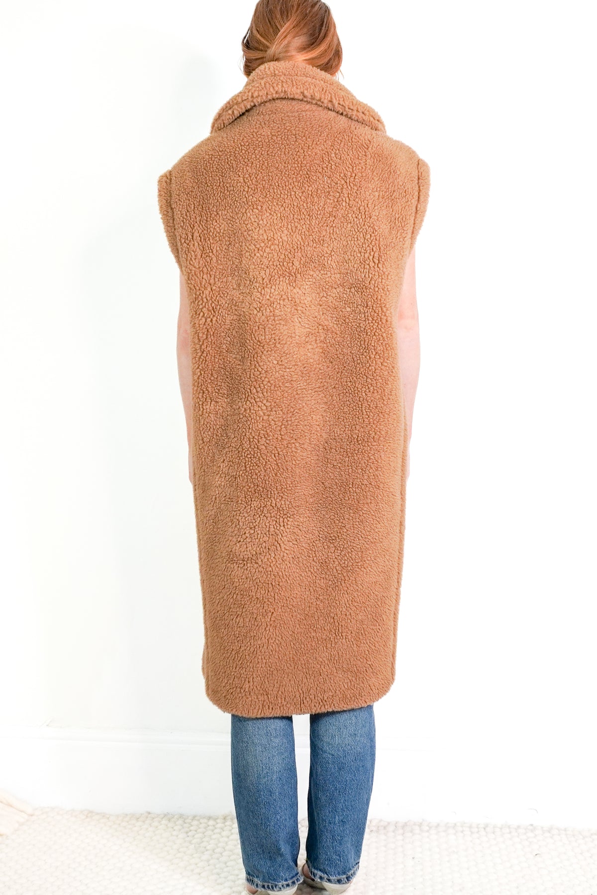 Max Mara Teddy Sleeveless Coat (RRP £2000) | Authentic Preloved