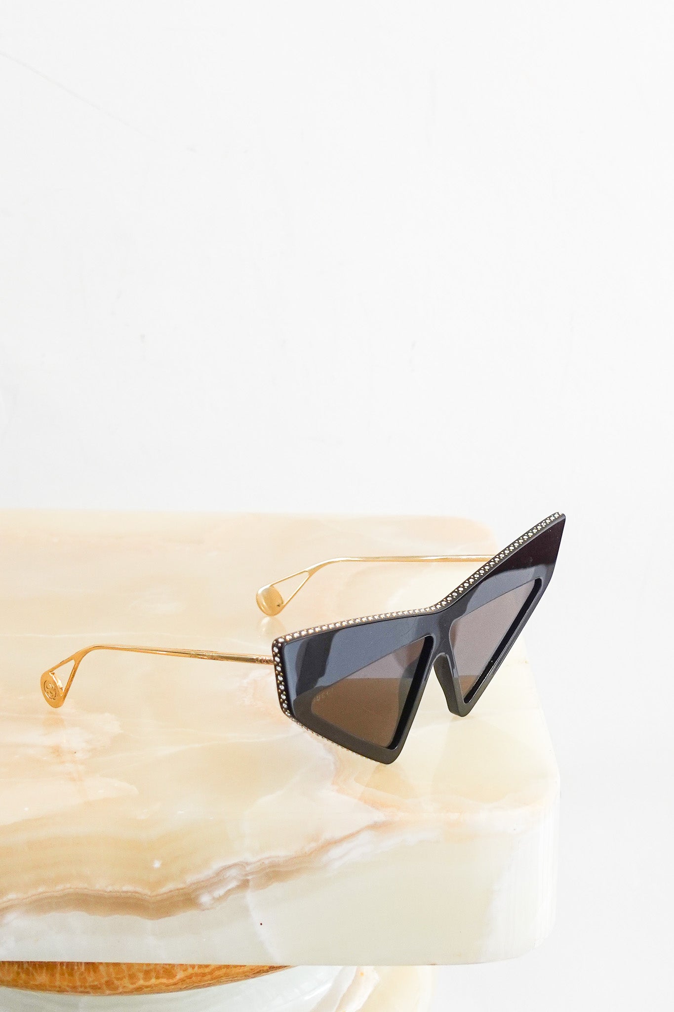 Embellished geometric sunglasses RRP £600