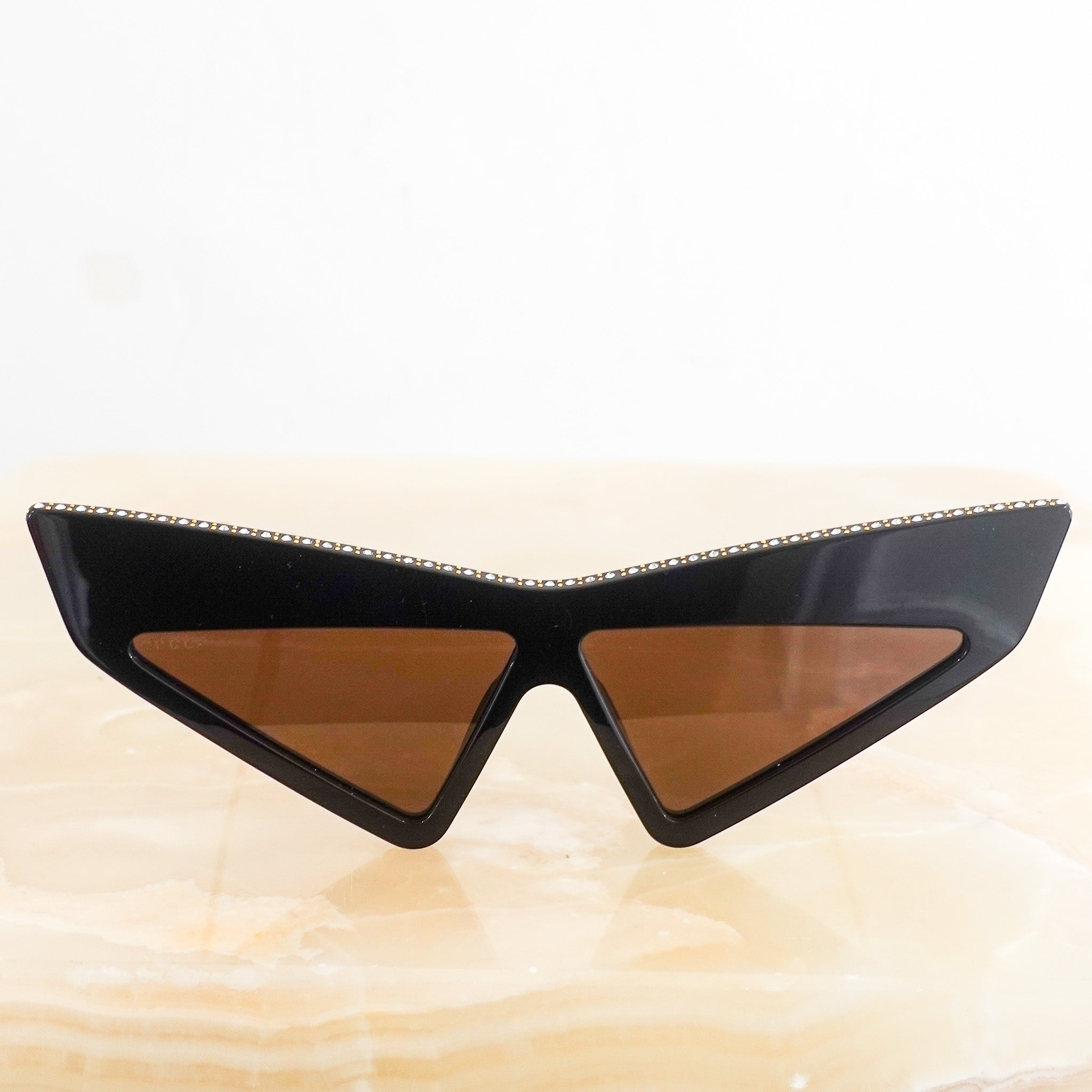 Embellished geometric sunglasses RRP £600