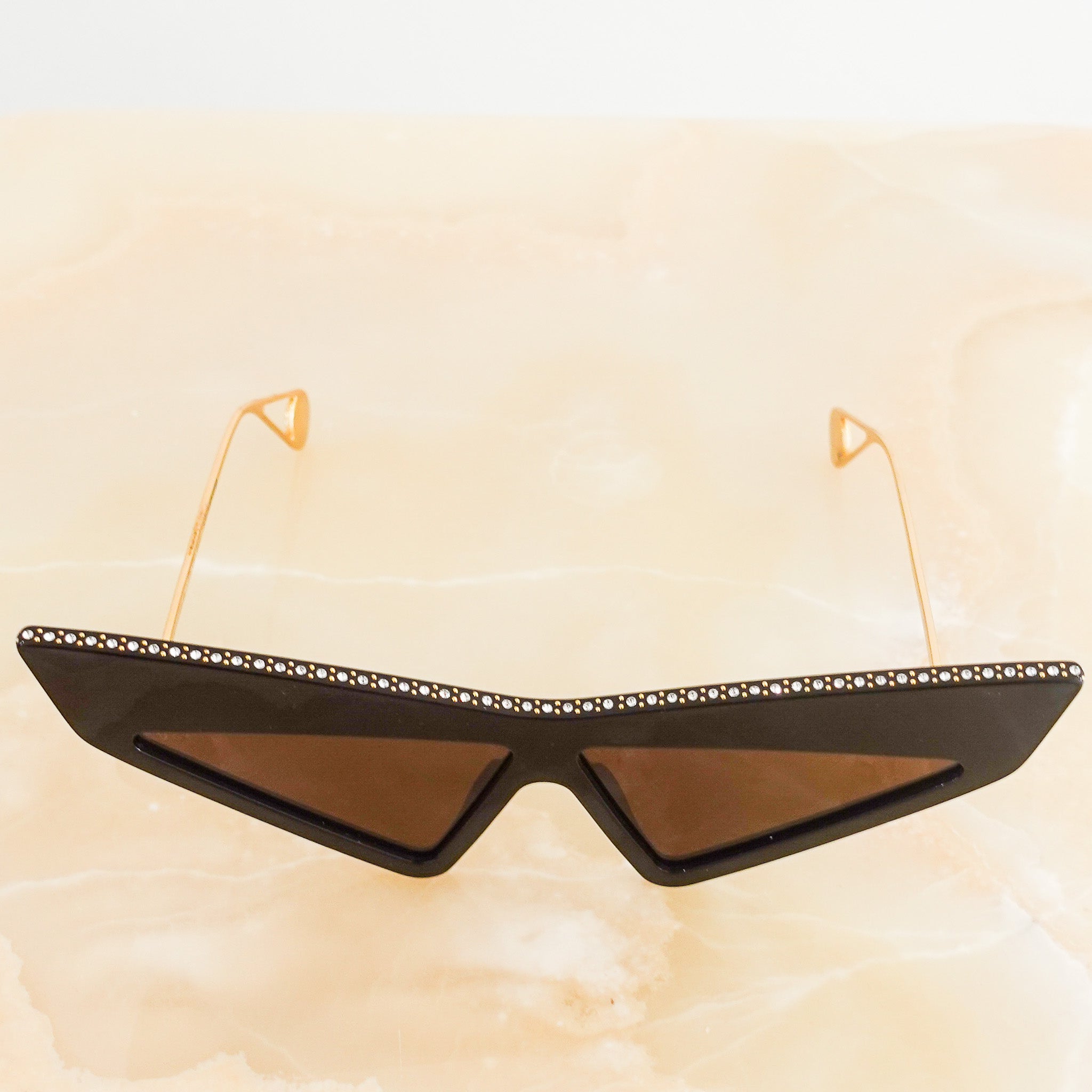 Embellished geometric sunglasses RRP £600