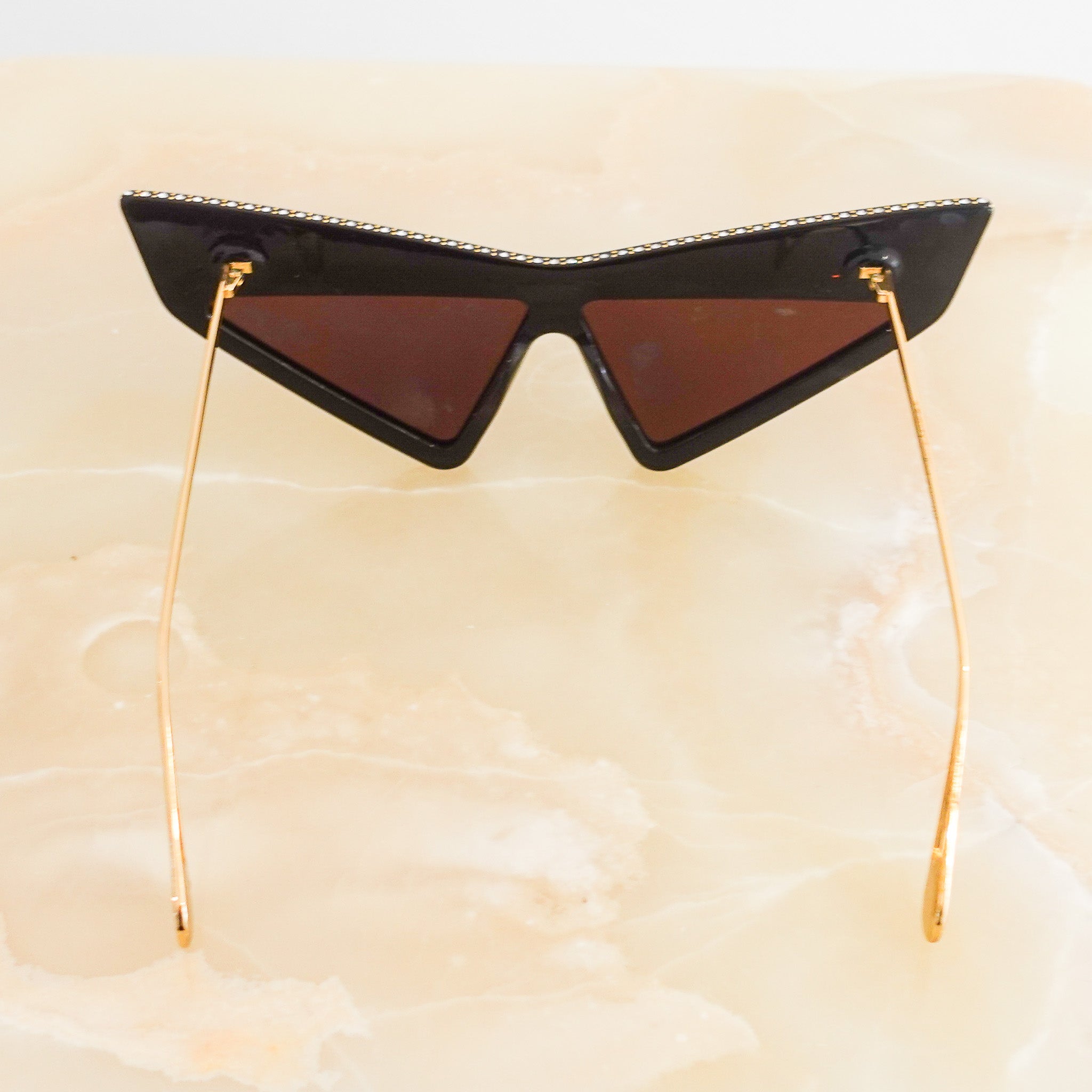 Embellished geometric sunglasses RRP £600