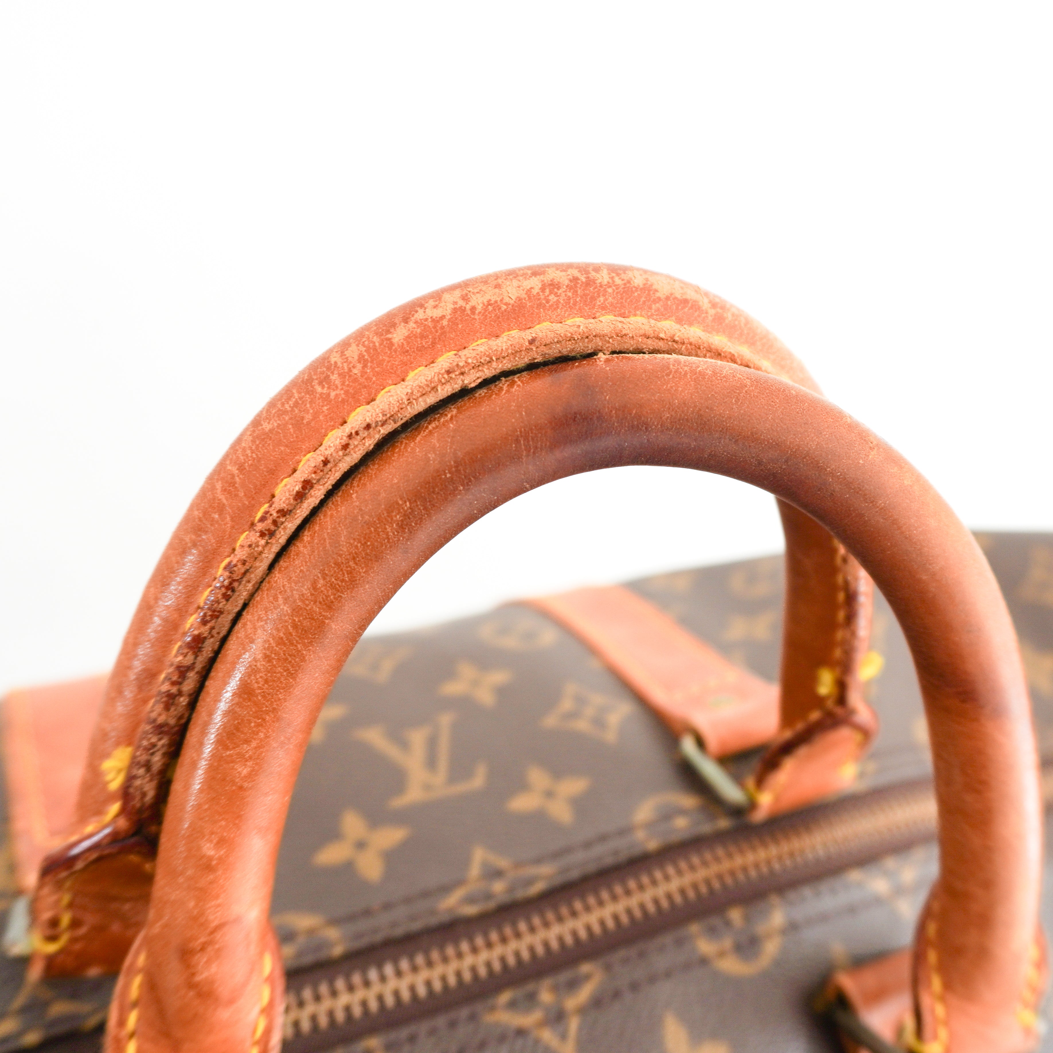 Louis Vuitton Brown Monogram Bandoulière 55 Keepall Bag (RRP £2040) | Authentic Preloved