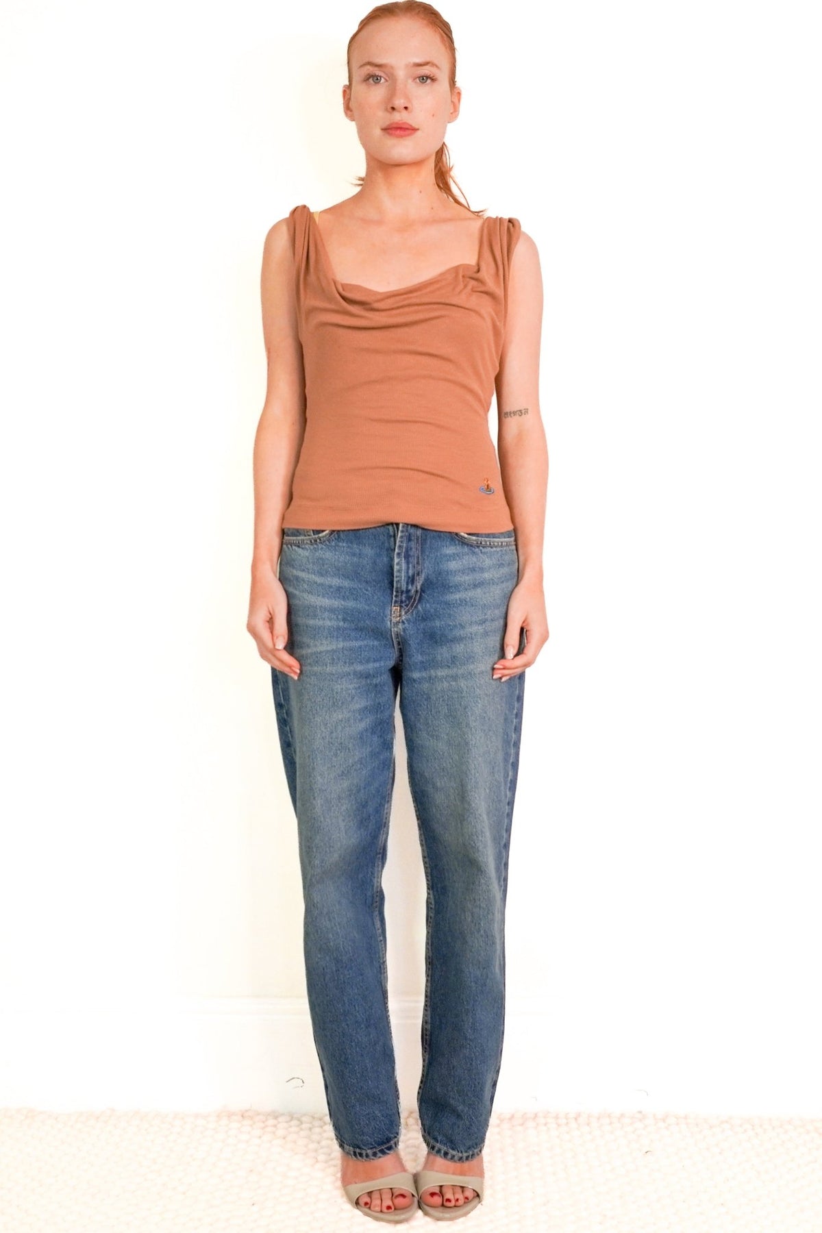 NEW Vivienne Westwood Draped Rib Jersey and Top (RRP £390) | Authentic Preloved