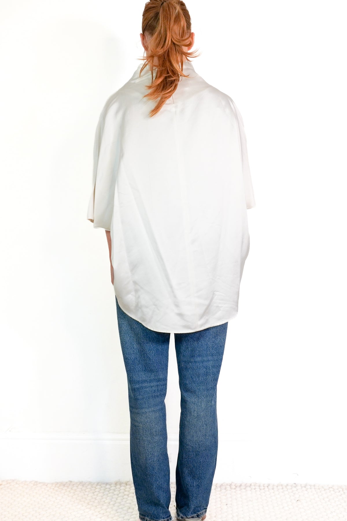NWT Petar Petrov Cream Silk Blouse (RRP £800) | Authentic Preloved