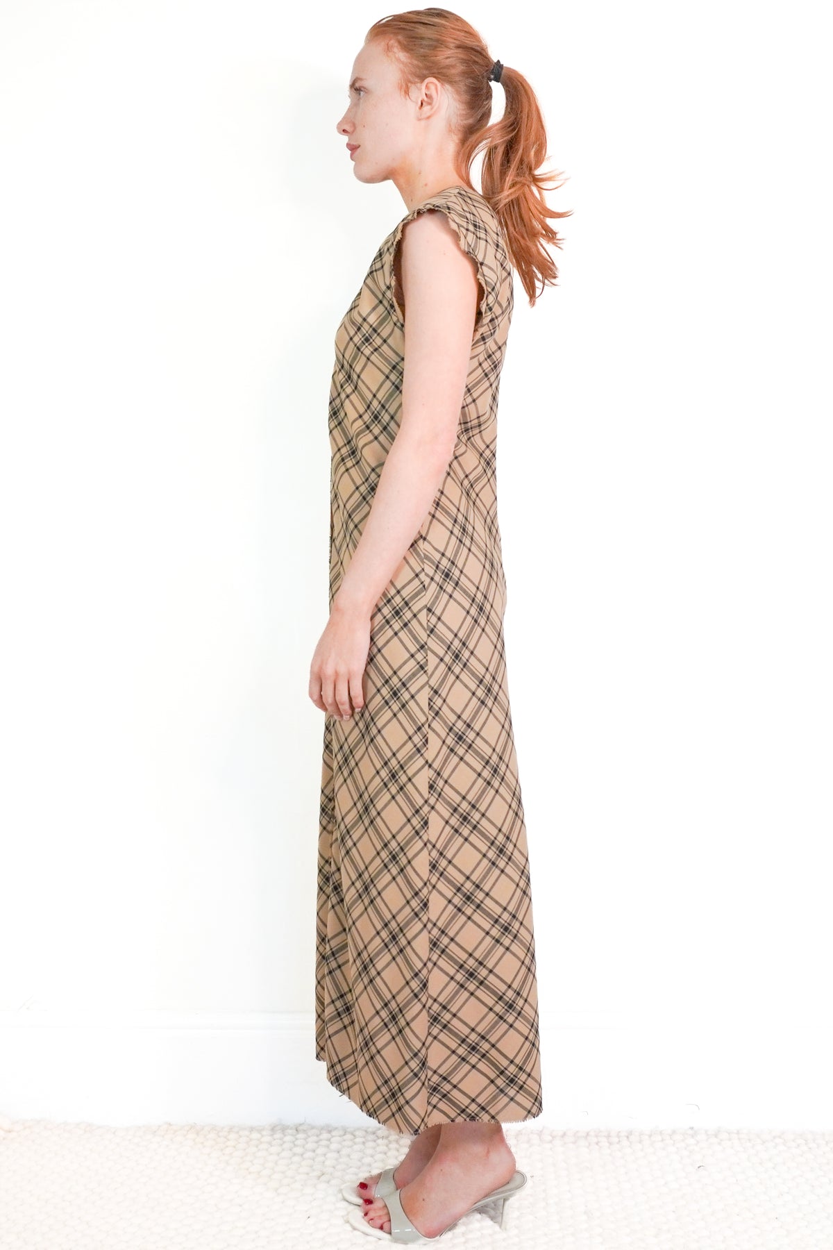 Ami Paris Checked Wool Dress (RRP £1240) | Authentic Preloved