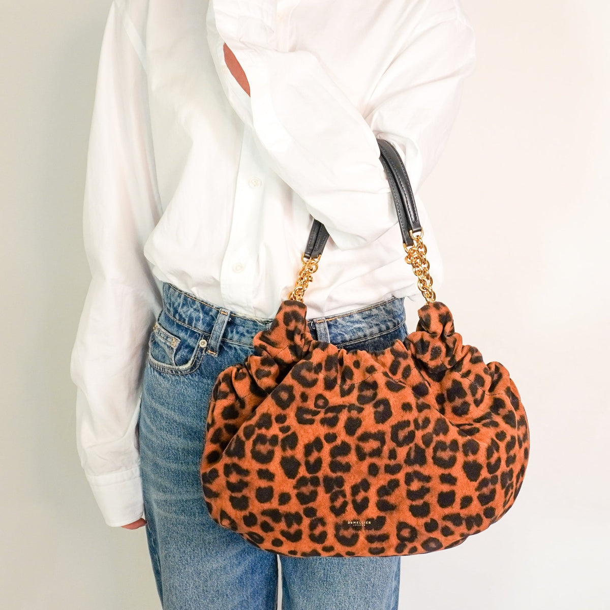 Demellier The Miami Leopard Print Bag RRP £485| Authentic Preloved - Reloved Again