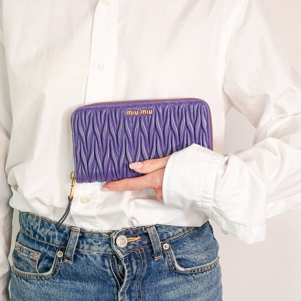 Miu Miu Matelassé Wallet (RRP £710)| Authentic Preloved