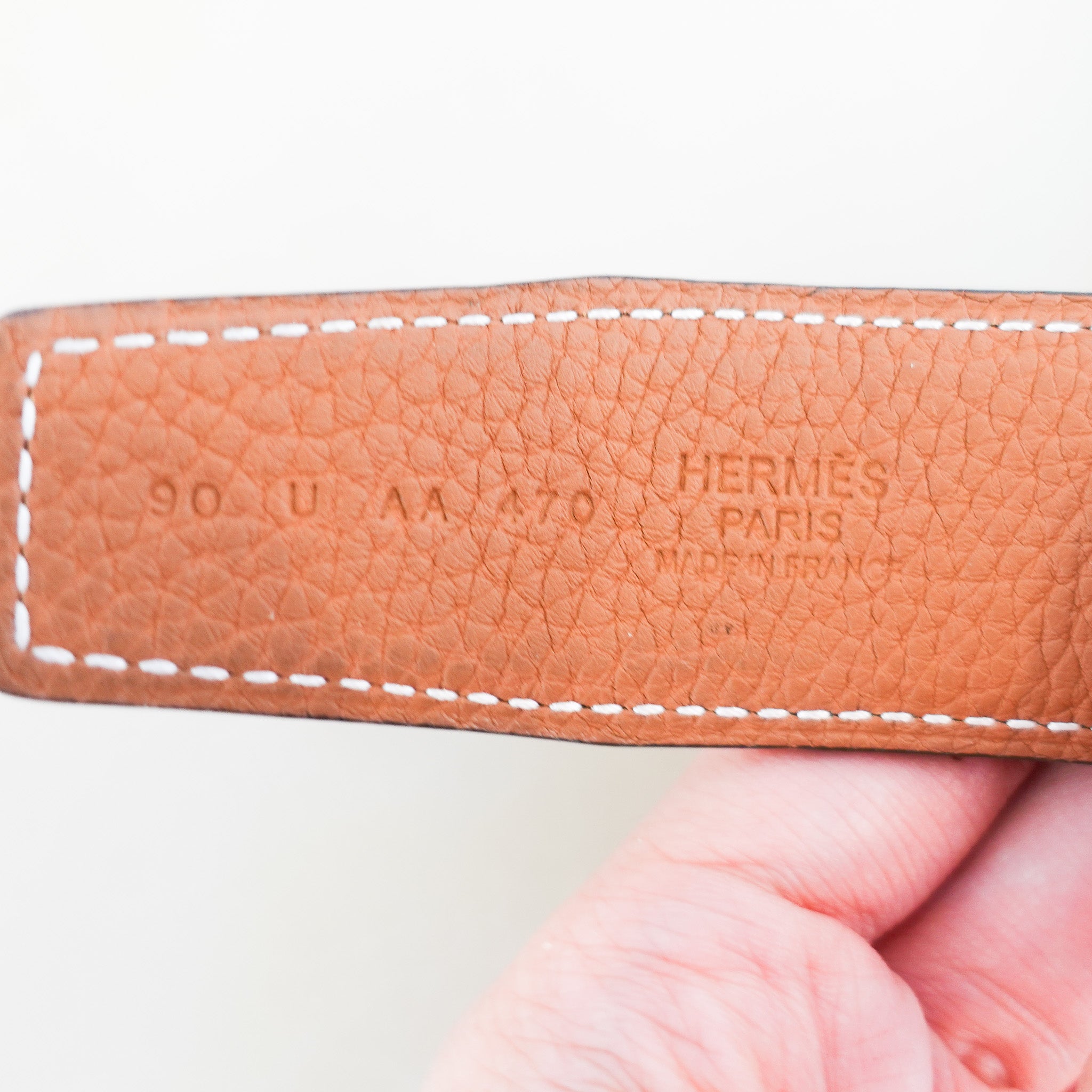 Hermes H Logo reversible belt in black RRP £800 | Authentic Preloved