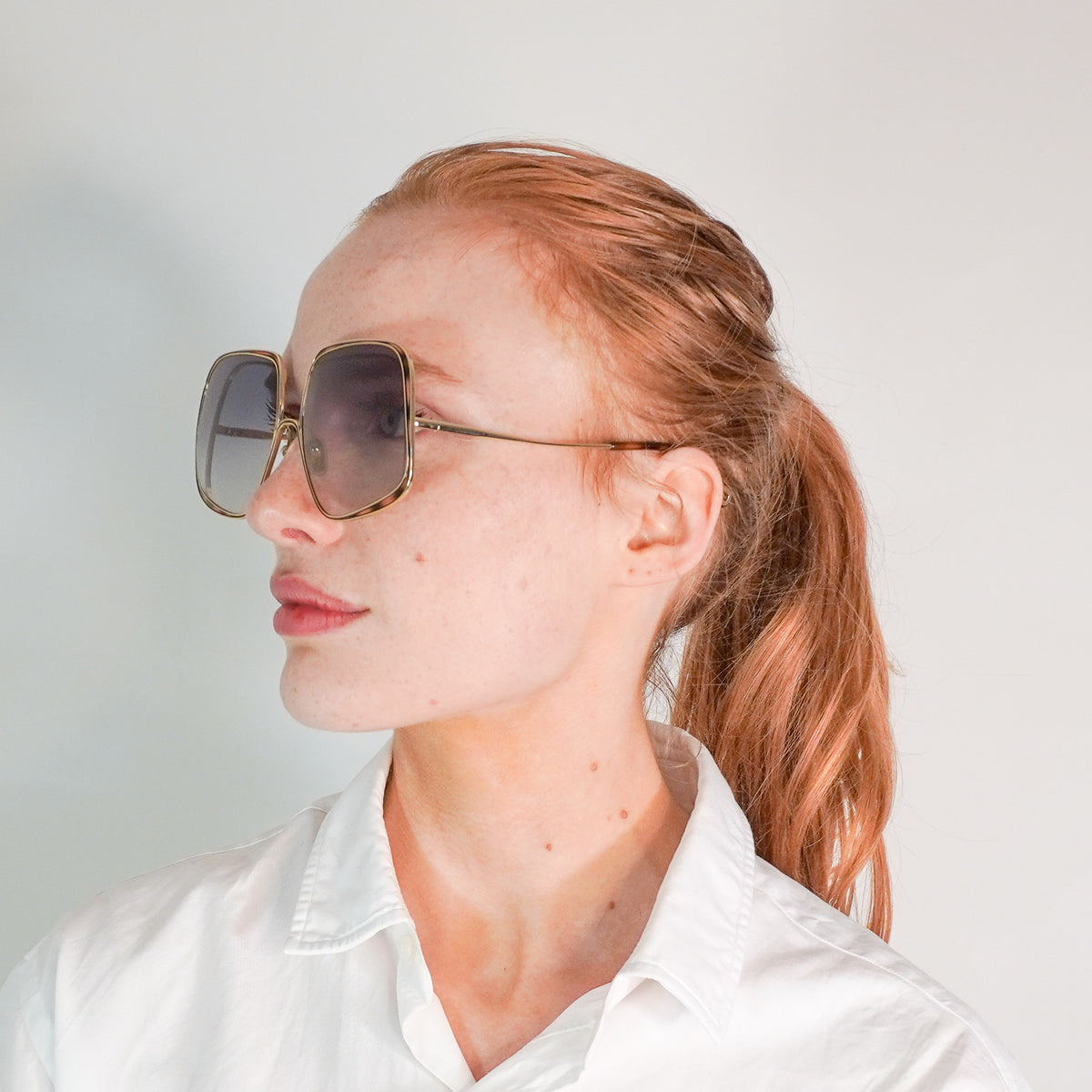 Chloe Hannah Square Framed Sunglasses RRP £325 | FINAL SALE Authentic Preloved