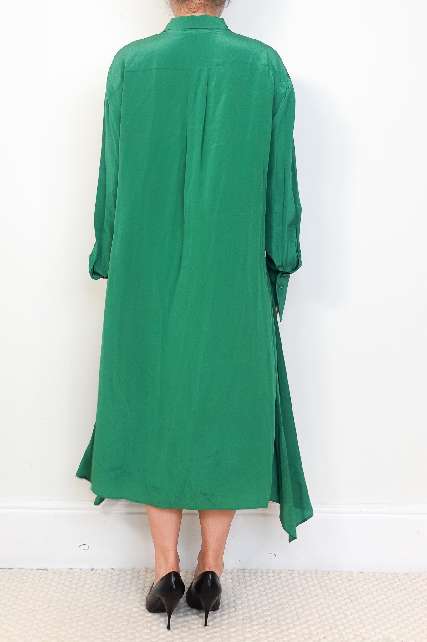 Joseph green Silk Midi Dress RRP £600 | Authentic Preloved