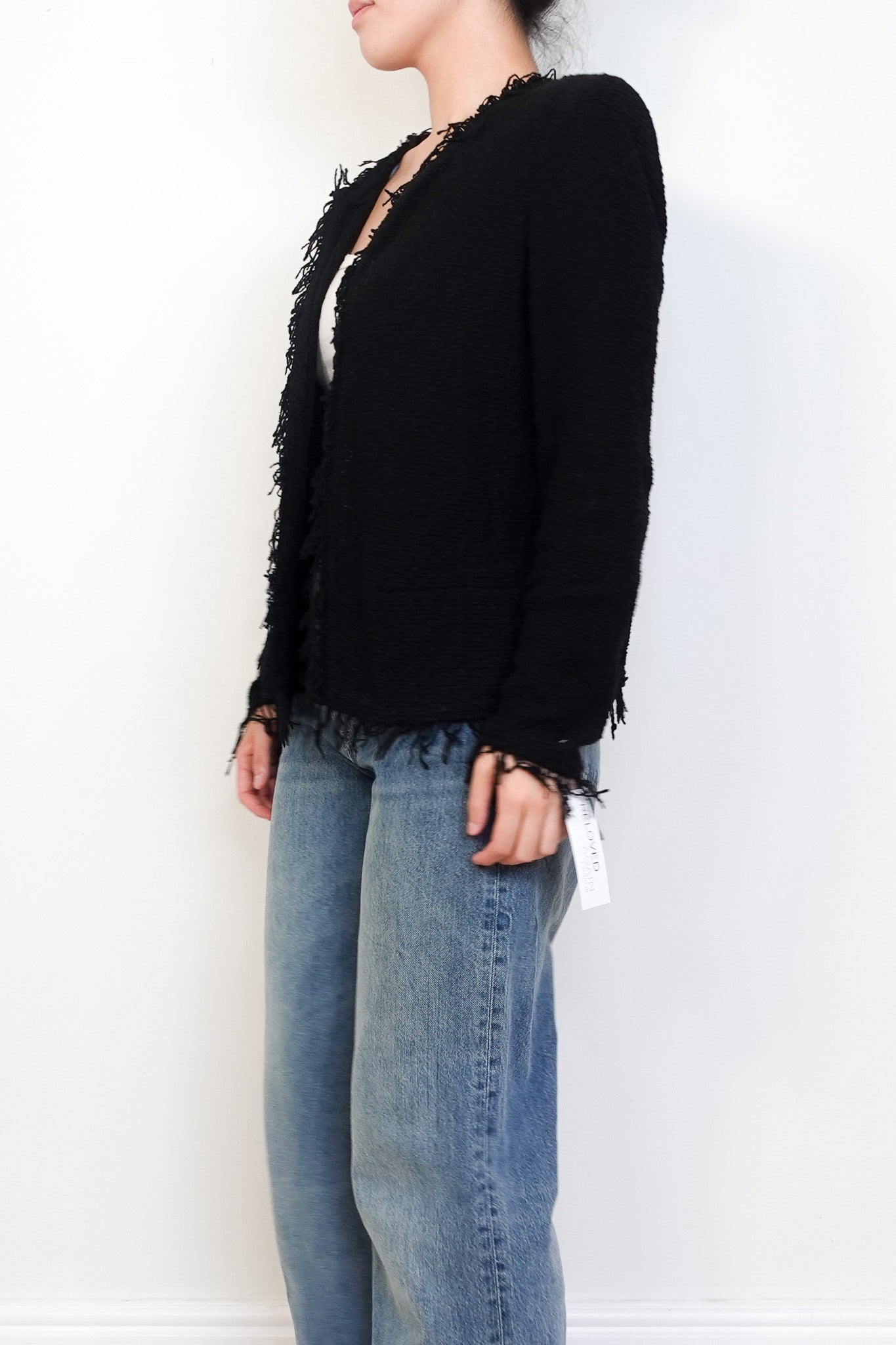 Iro Boucle Blazer in black | Authentic Preloved - Reloved Again