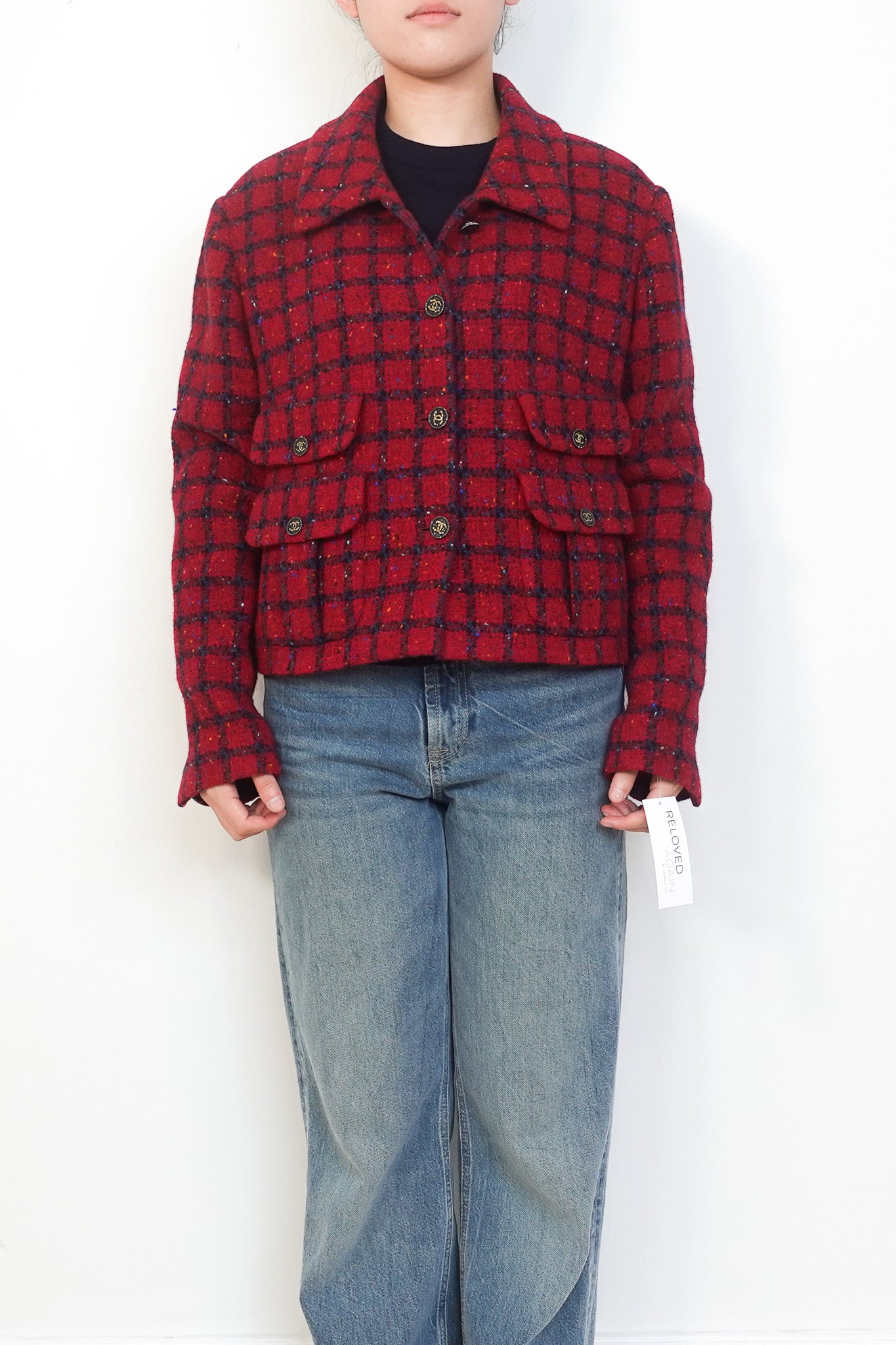 Chanel wool utility jacket RRP £10000 | Authentic Preloved - Reloved Again