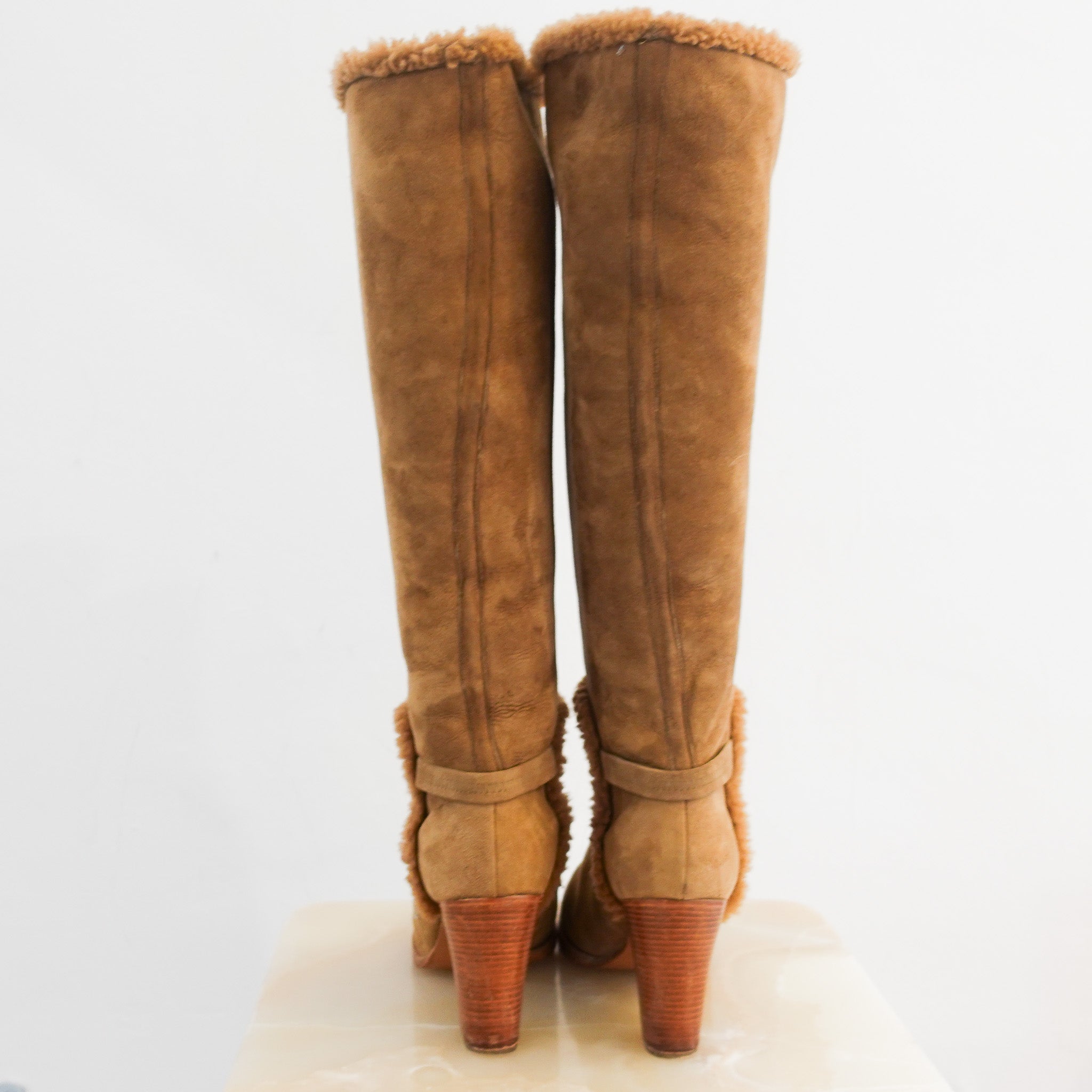 Veronique Branquinho brown Suede boots | Authentic Preloved