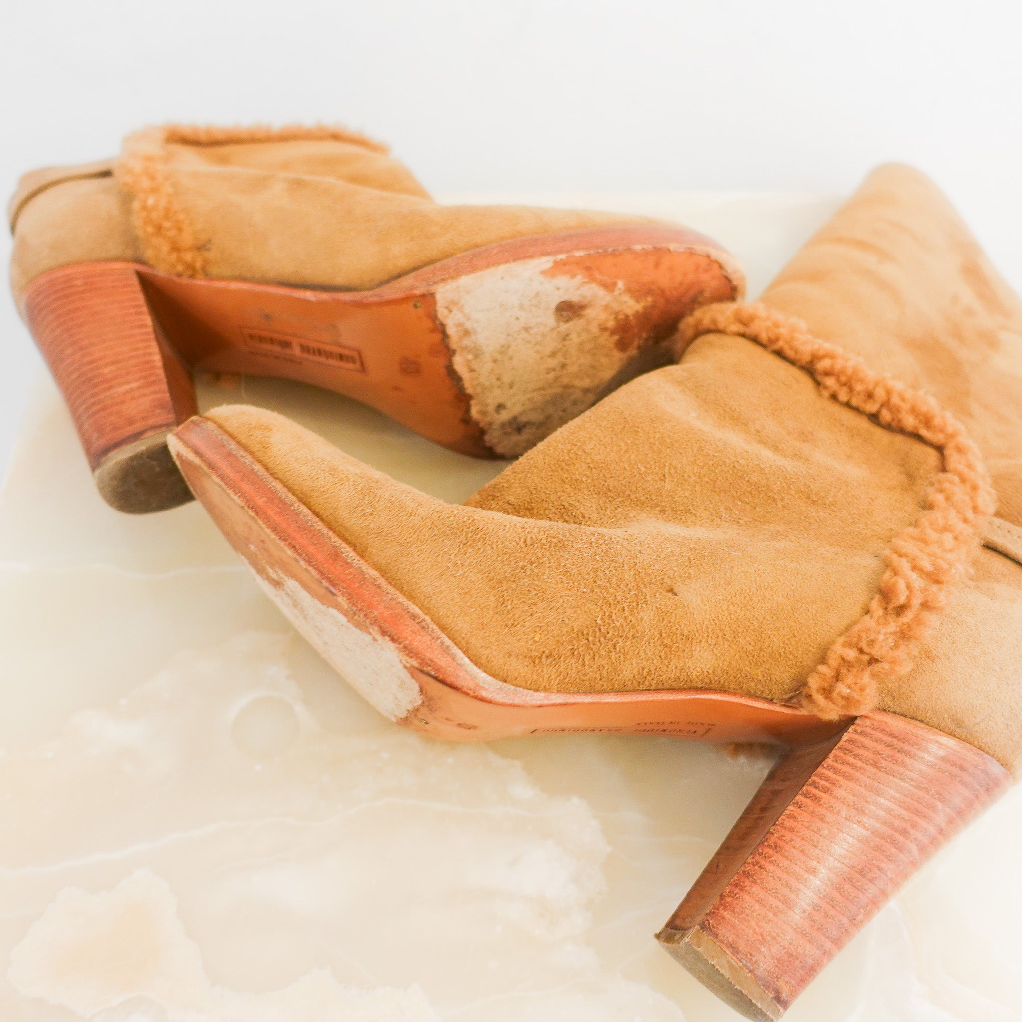 Veronique Branquinho brown Suede boots | Authentic Preloved