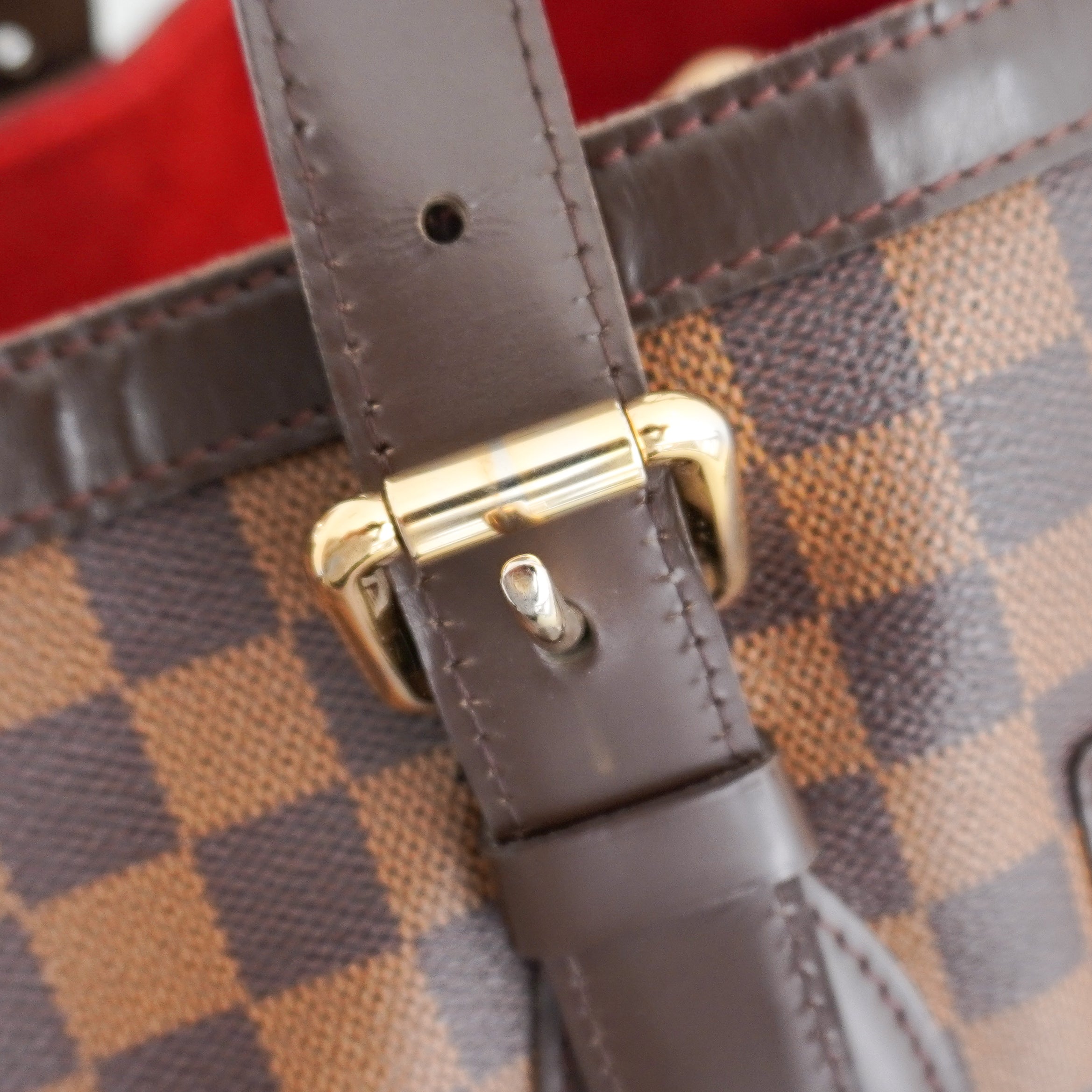 Louis Vuitton Hampstead MM Damier Ebene Tote Bag in Brown (RRP £1020) | Authentic Preloved