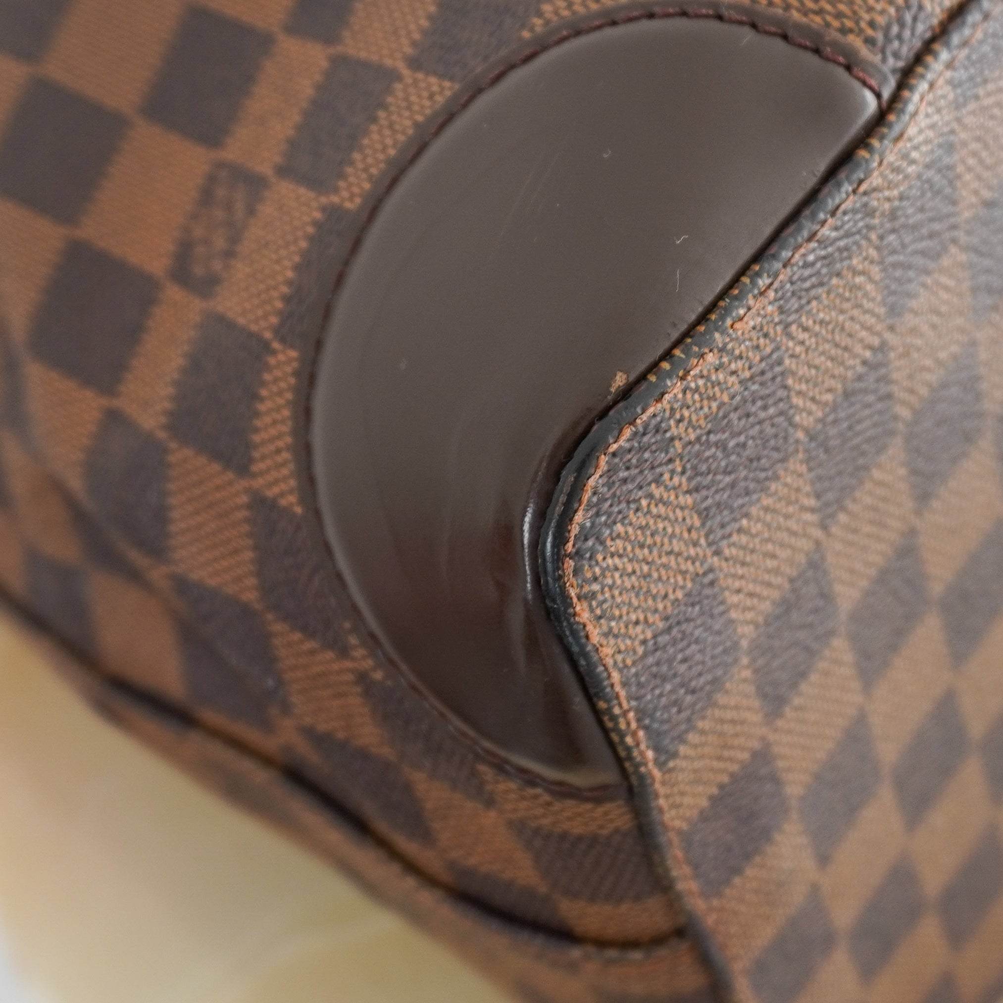 Louis Vuitton Hampstead MM Damier Ebene Tote Bag in Brown (RRP £1020) | Authentic Preloved