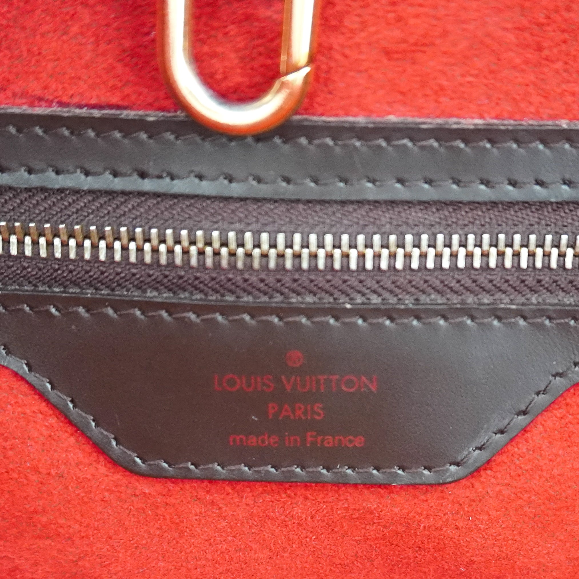 Louis Vuitton Hampstead MM Damier Ebene Tote Bag in Brown (RRP £1020) | Authentic Preloved