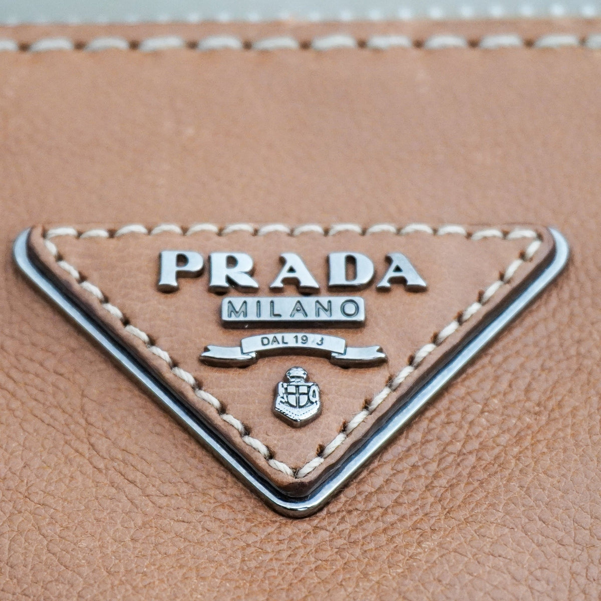 Prada Glacé Calf Fringed Twin Pocket Satchel Tote (RRP £1400) | Authentic Preloved - Reloved Again
