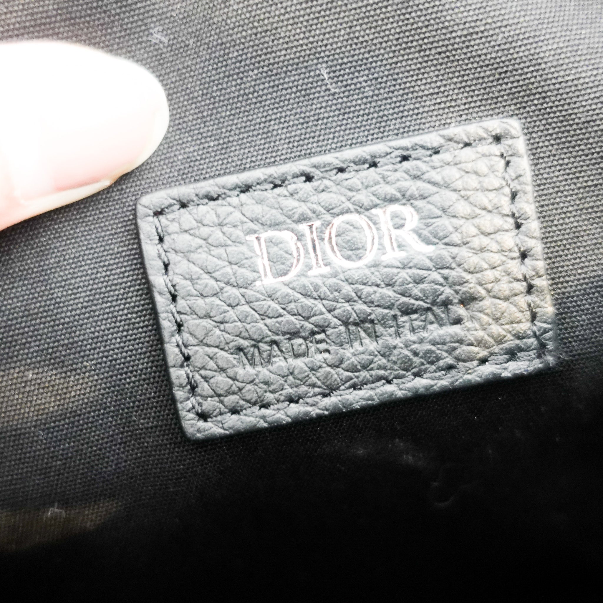 NEW Dior Oblique Cloth Crossbody Bag | Authentic Preloved - Reloved Again