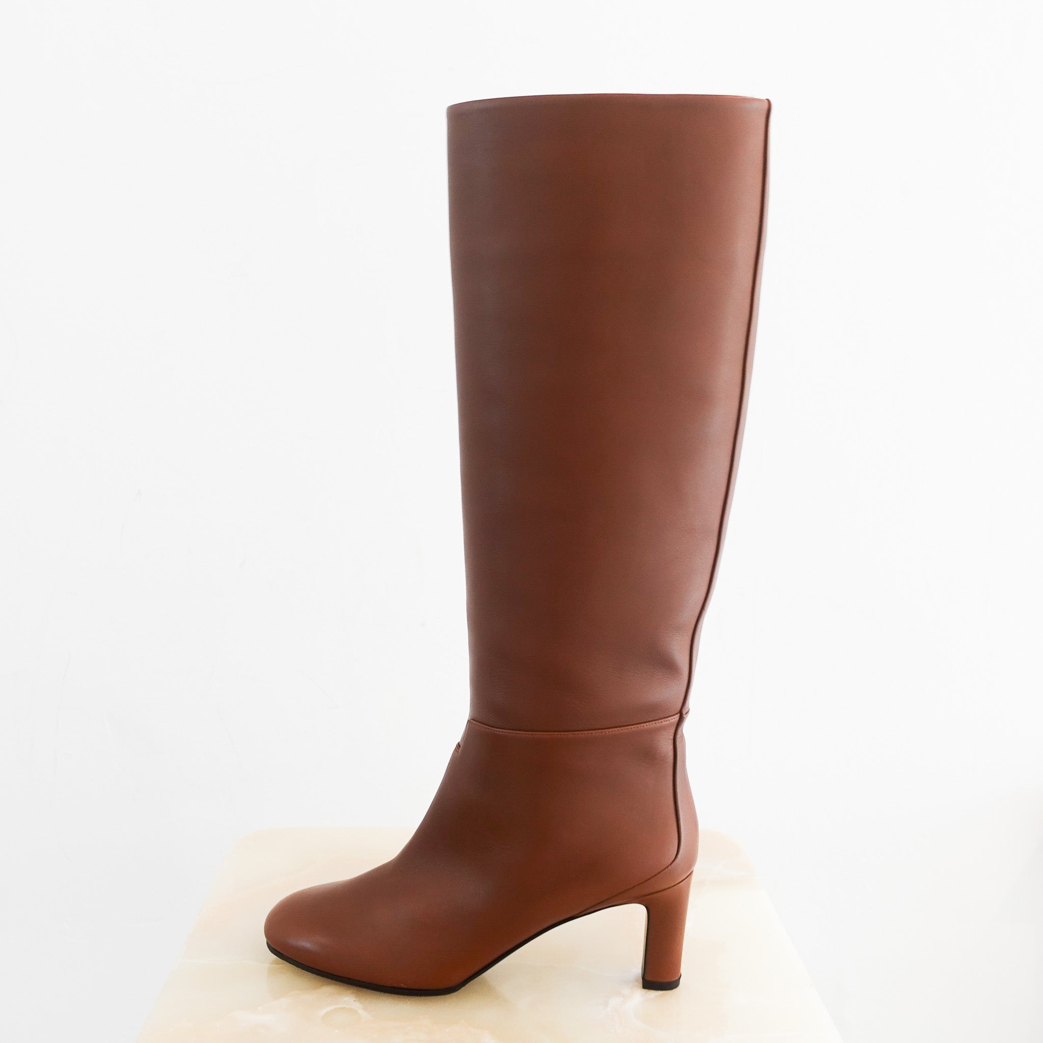 NEW Hermes Judy brown Knee High boots | Authentic Preloved - Reloved Again