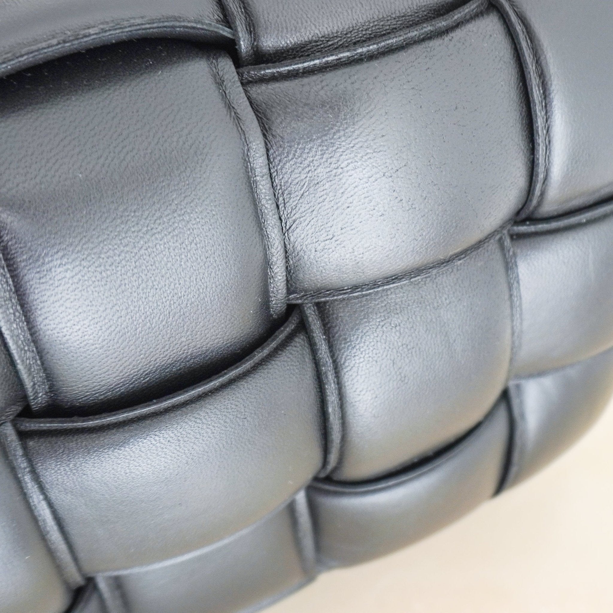 Bottega Veneta Padded Cassette Bag in Nero (RRP £3230) | Authentic Preloved - Reloved Again