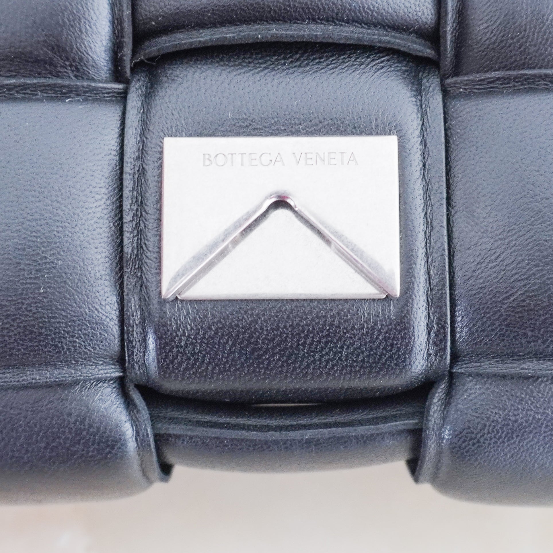 Bottega Veneta Padded Cassette Bag in Nero (RRP £3230) | Authentic Preloved - Reloved Again