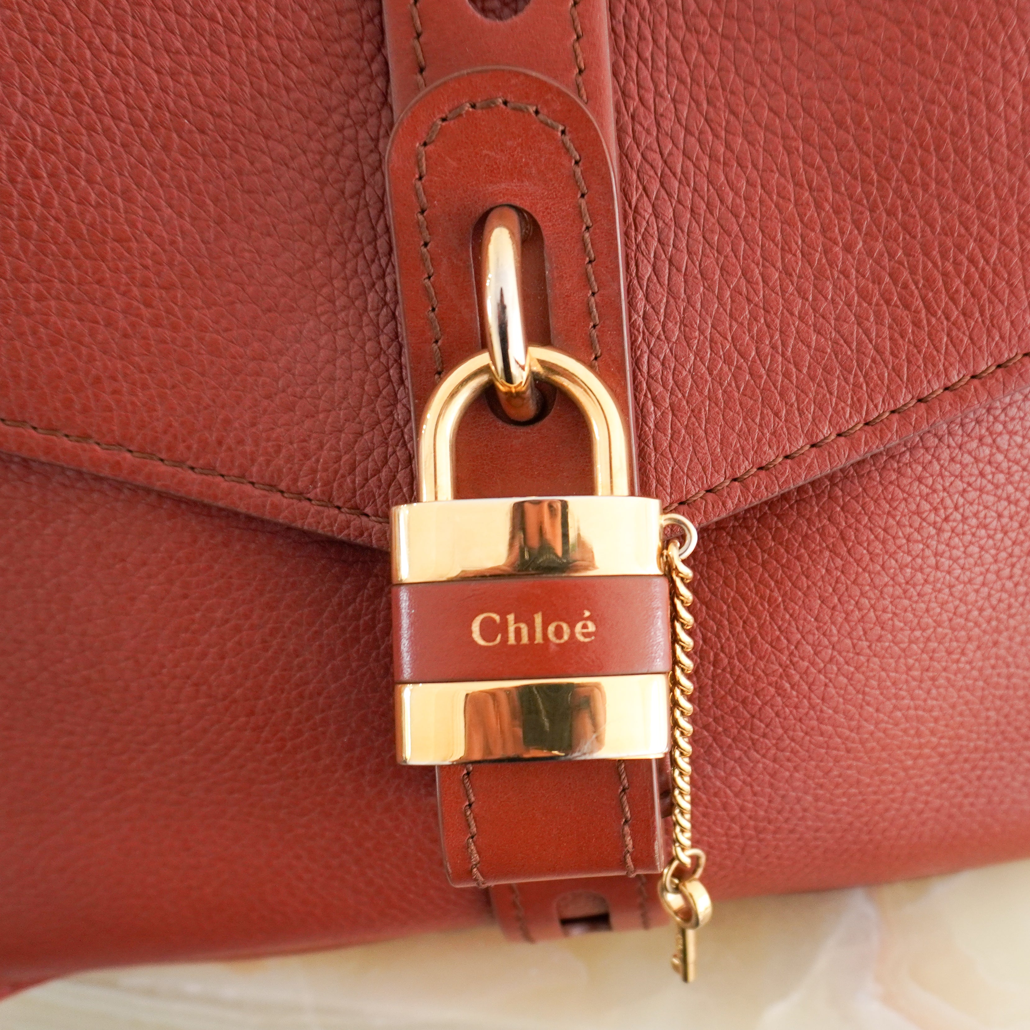 Chloé Aby Medium Day Bag in Sepia Brown (RRP £1520) | Authentic Preloved