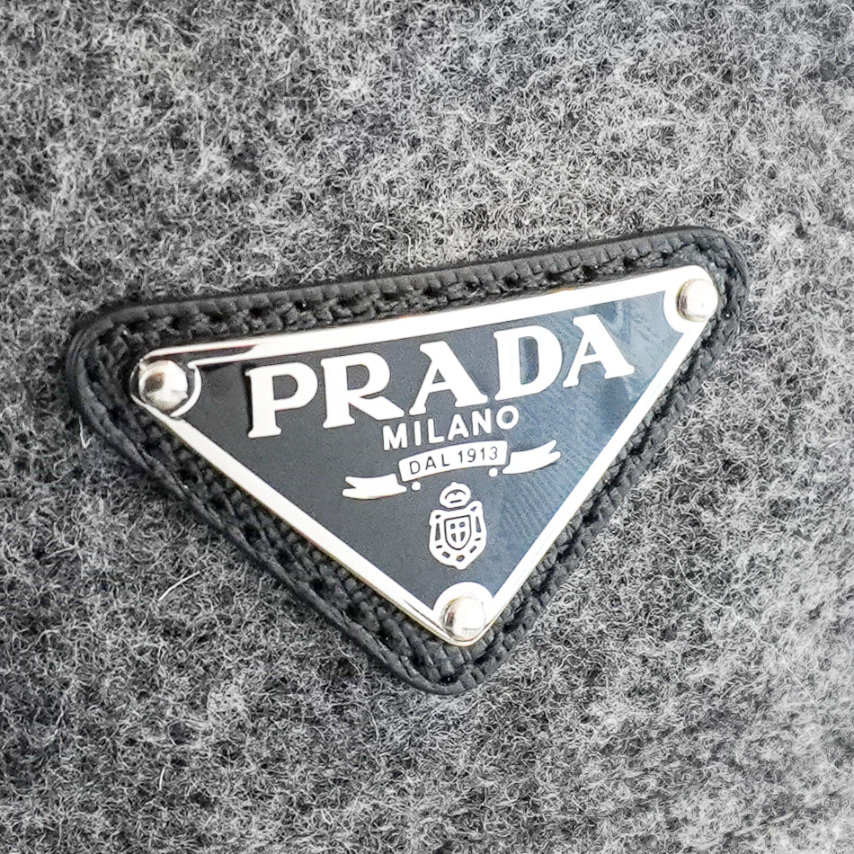 Prada grey bucket hat RRP £520 | Authentic Preloved FINAL SALE NO RETURN - Reloved Again