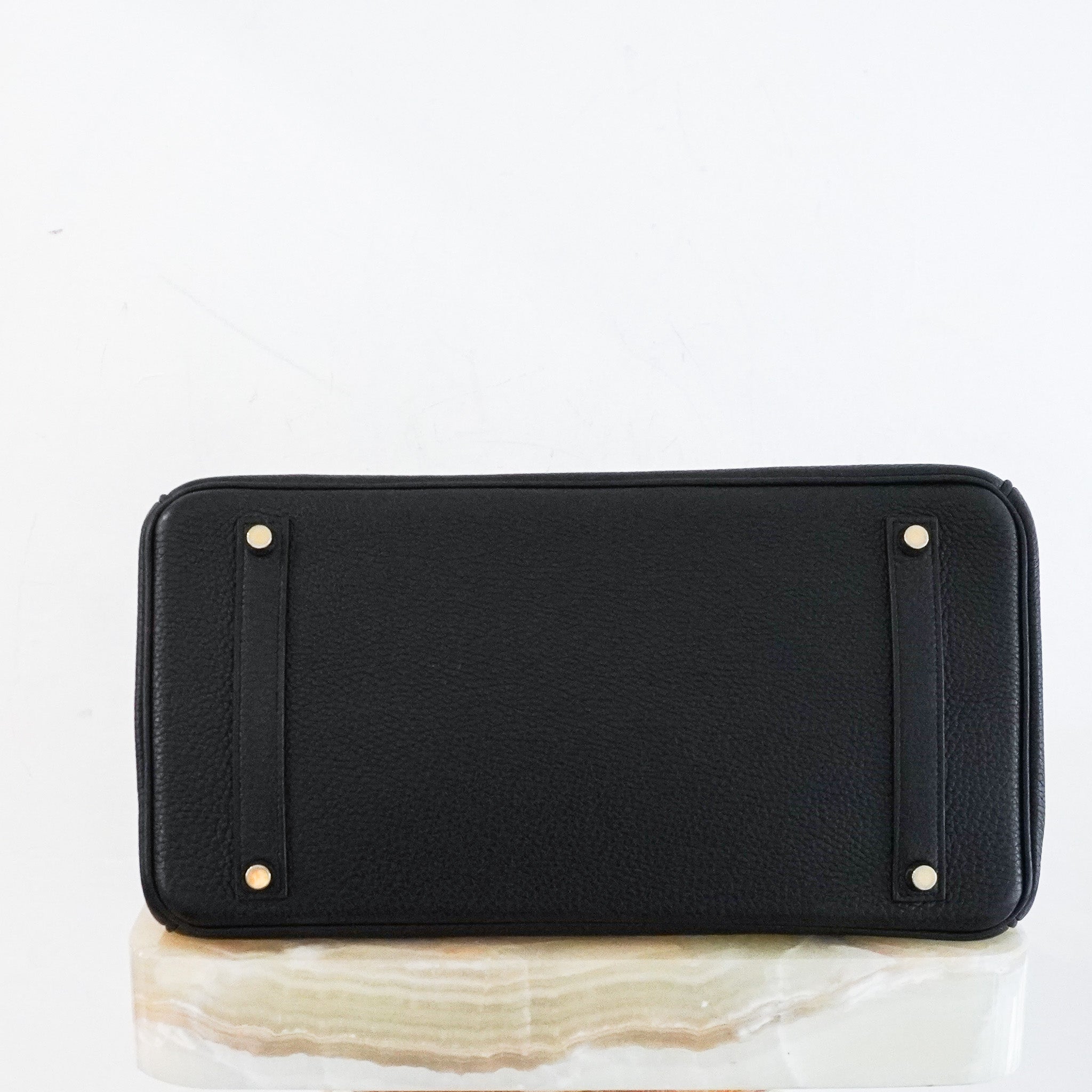 Hermès Birkin 35 Retourne Togo Noir with Gold Hardware | Authentic Preloved - Reloved Again