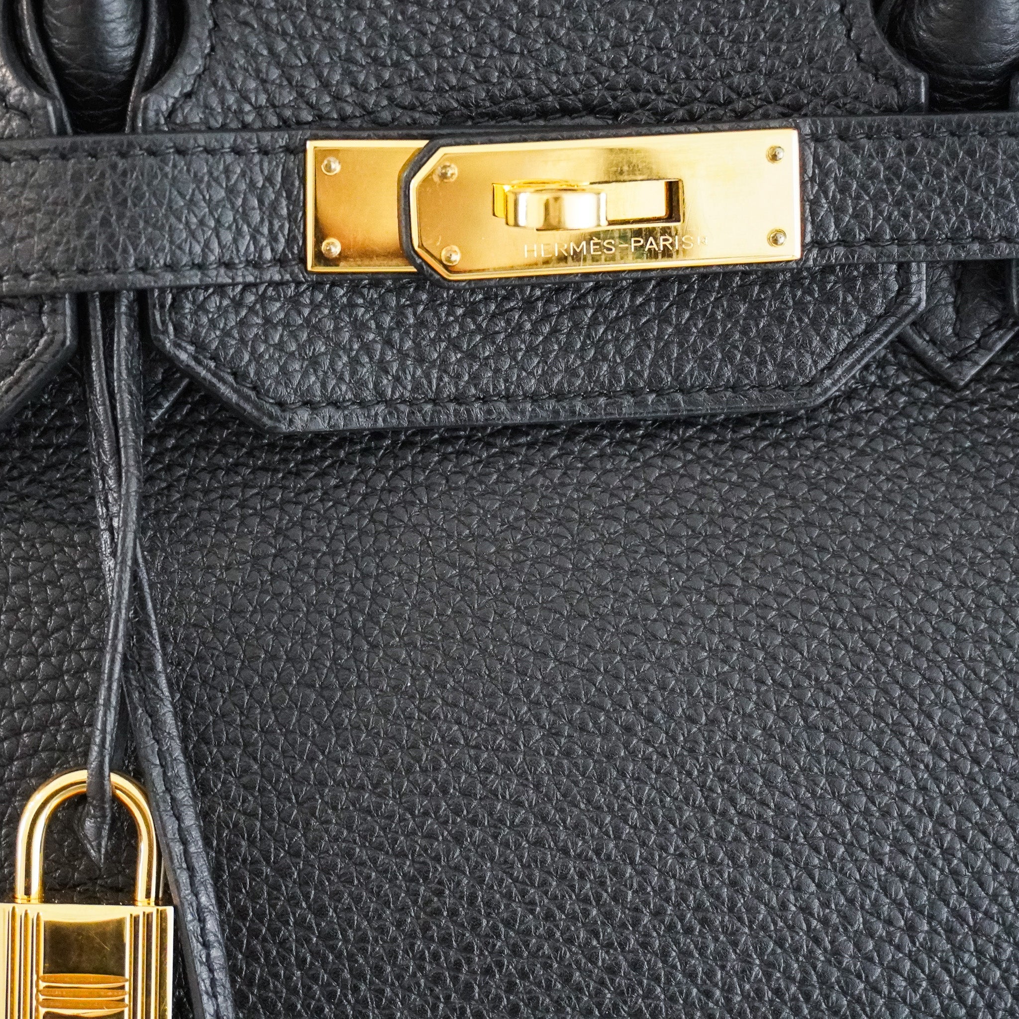 Hermès Birkin 35 Retourne Togo Noir with Gold Hardware | Authentic Preloved - Reloved Again