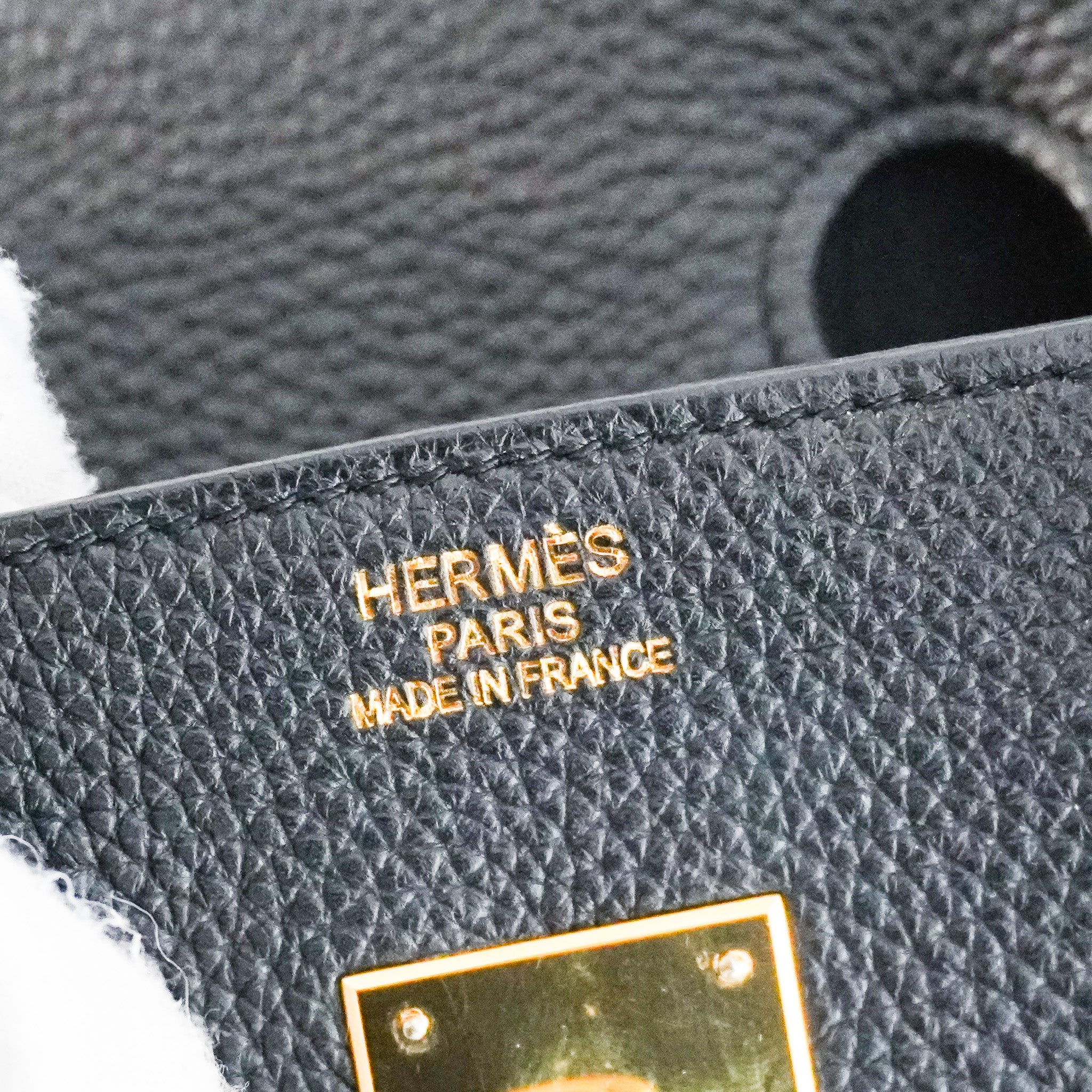 Hermès Birkin 35 Retourne Togo Noir with Gold Hardware | Authentic Preloved - Reloved Again
