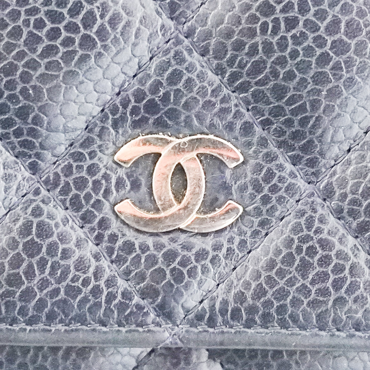 Chanel WOC Classic Navy Silver Hardware (RRP £2930) | Authentic Preloved