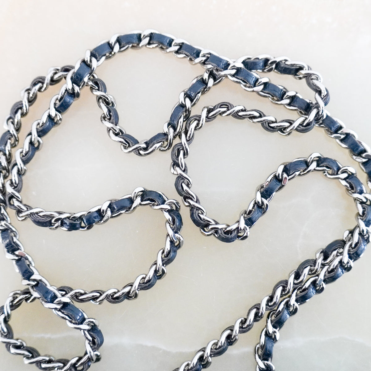 Chanel WOC Classic Navy Silver Hardware (RRP £2930) | Authentic Preloved