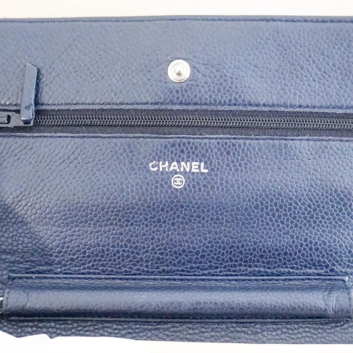 Chanel WOC Classic Navy Silver Hardware (RRP £2930) | Authentic Preloved