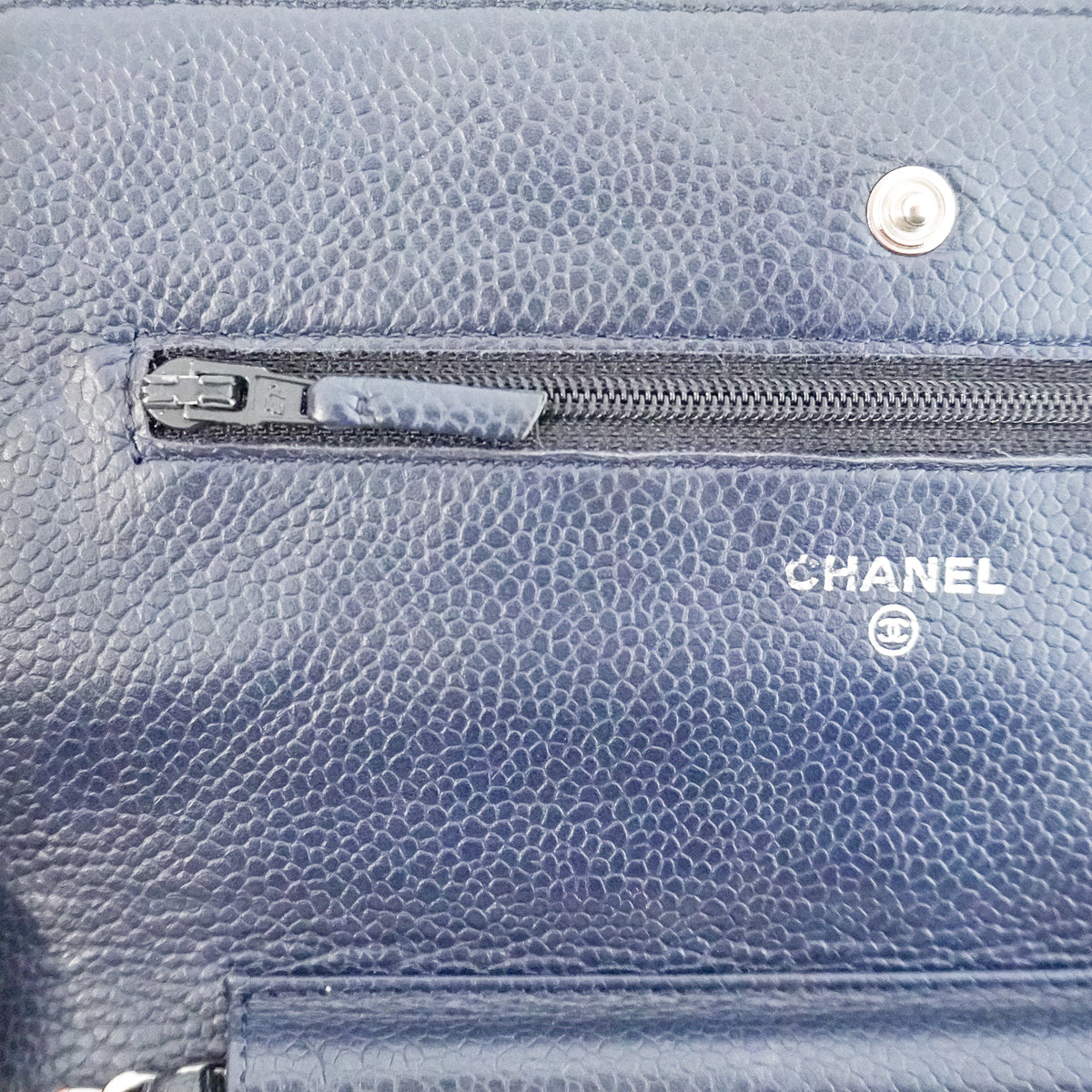Chanel WOC Classic Navy Silver Hardware (RRP £2930) | Authentic Preloved