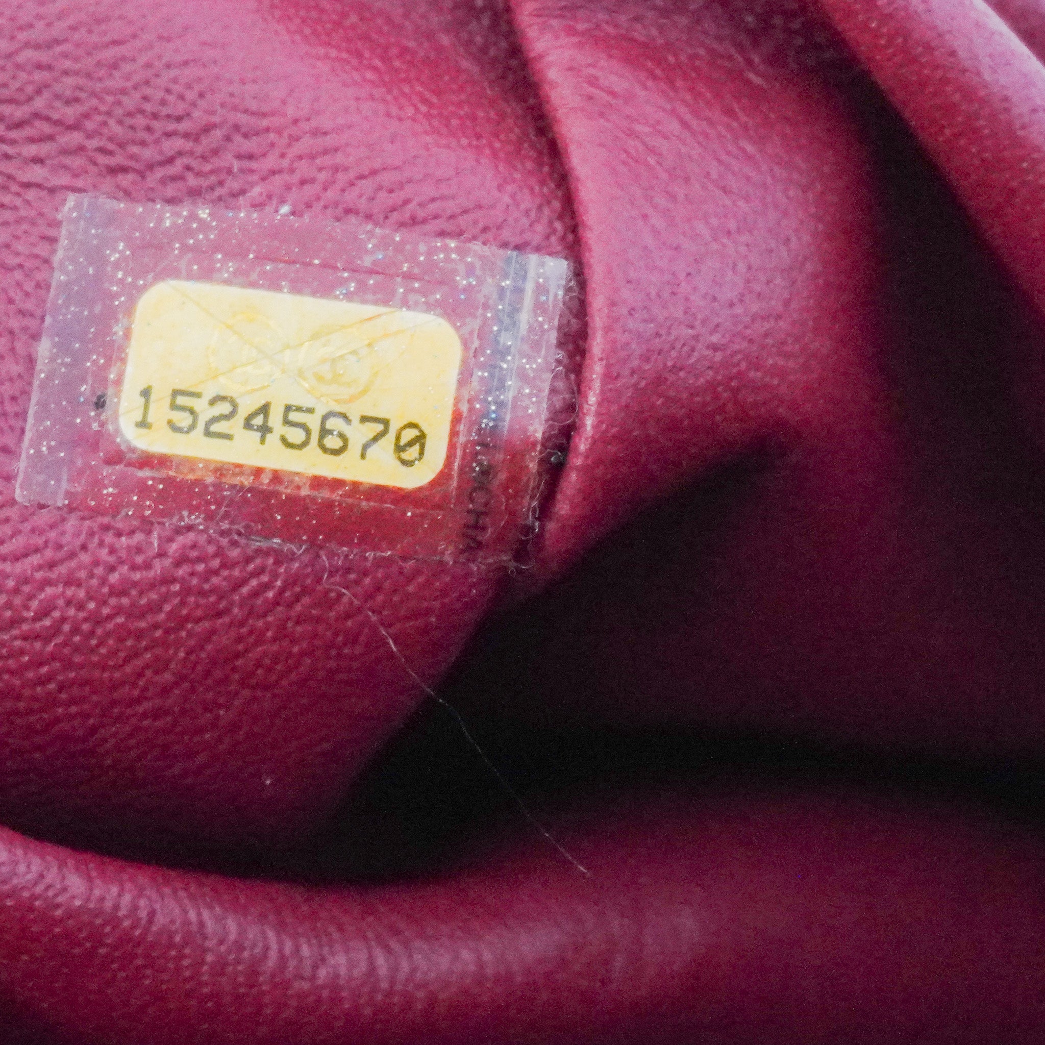 Chanel Quilted Kisslock Lambskin Clutch in Burgundy | Authentic Preloved - Reloved Again