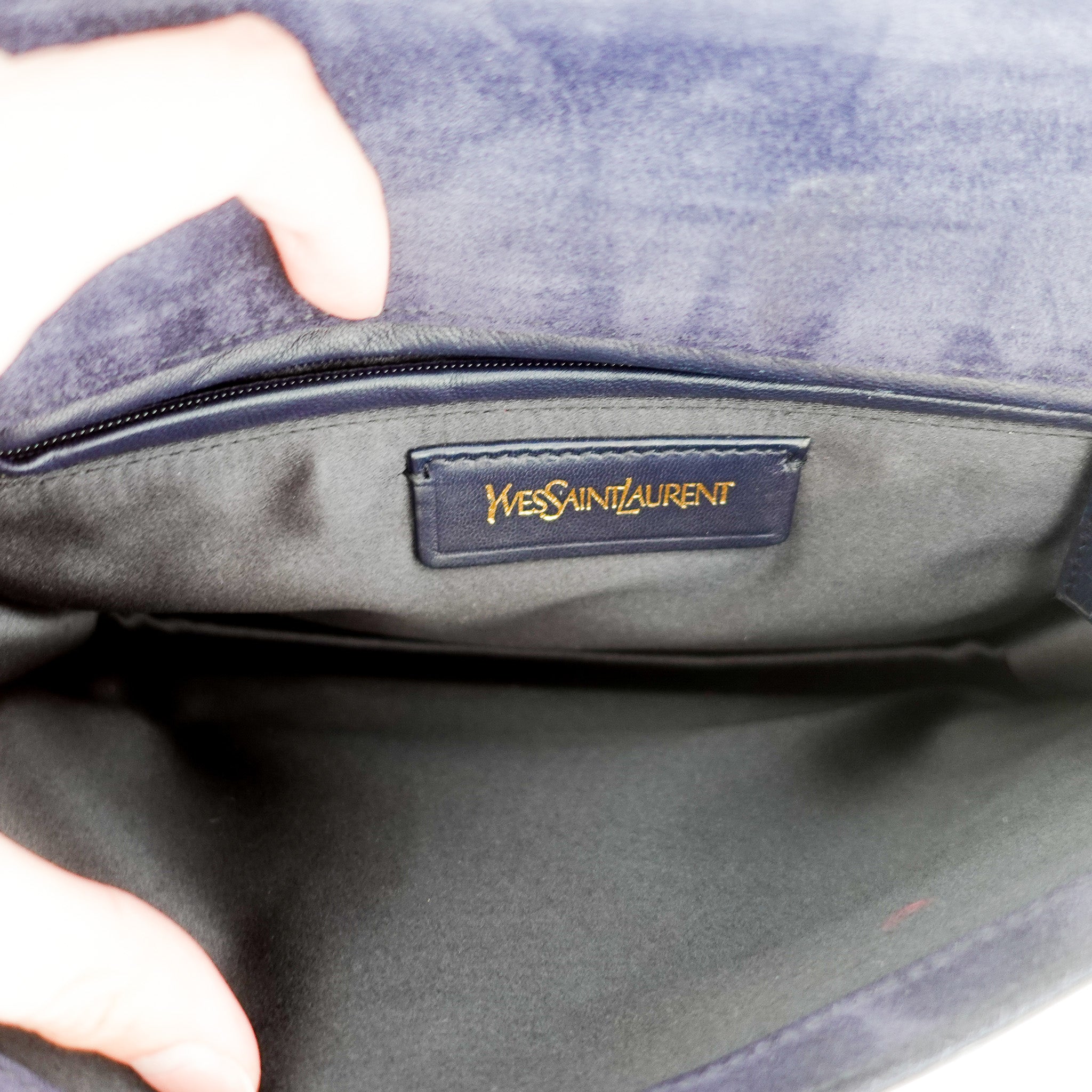Saint Laurent Vintage Patent Clutch | Authentic Preloved - Reloved Again