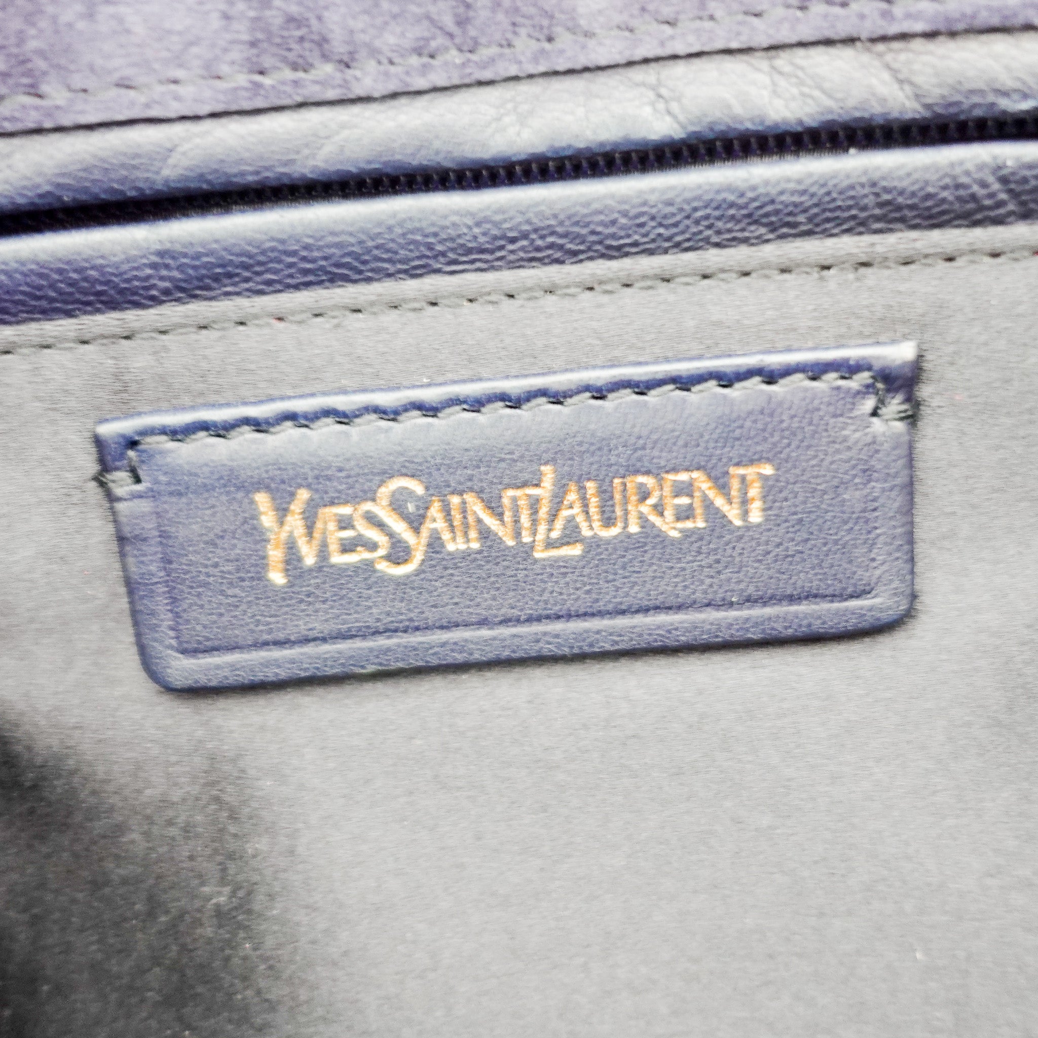 Saint Laurent Vintage Patent Clutch | Authentic Preloved - Reloved Again