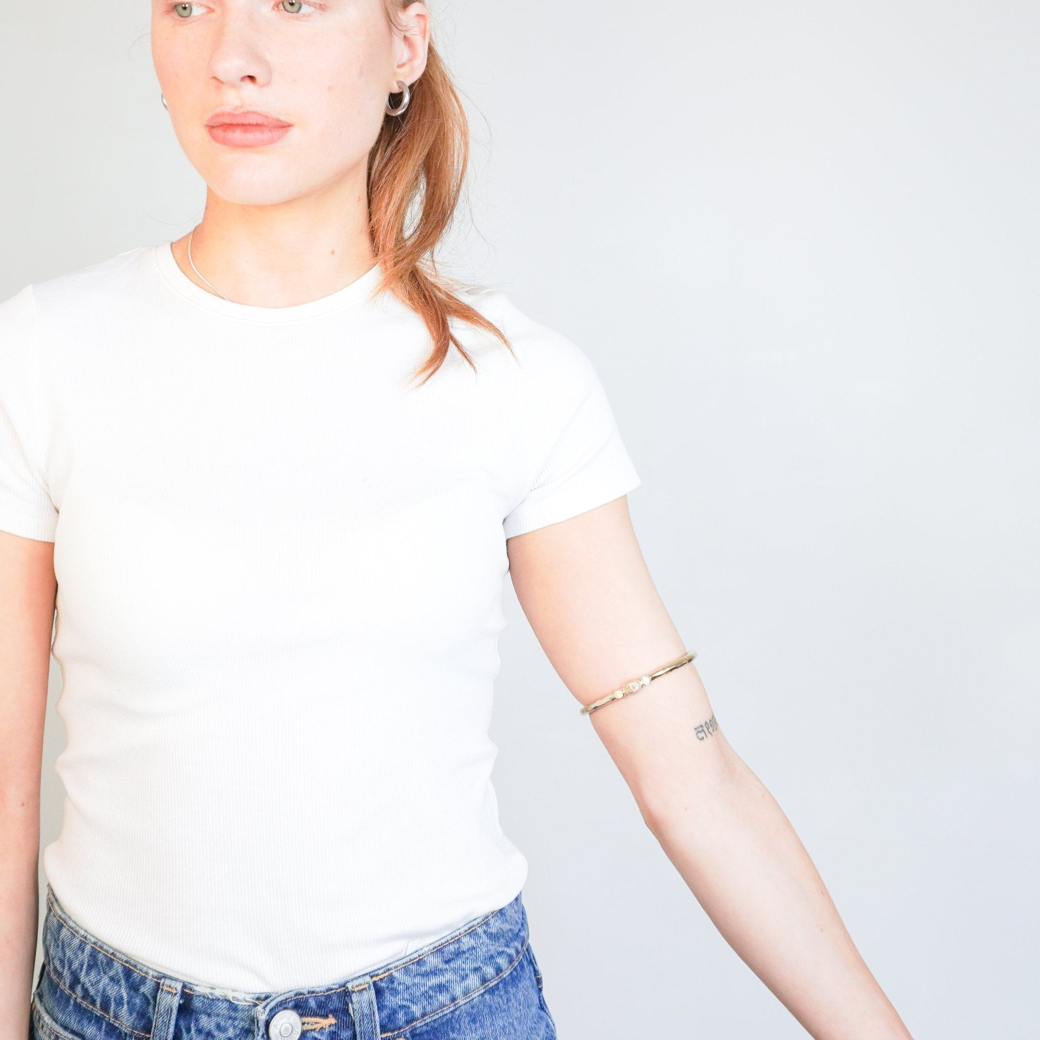 Chanel Gold Plated Arm Bangle (RRP £750) | Authentic Preloved FINAL SALE - Reloved Again