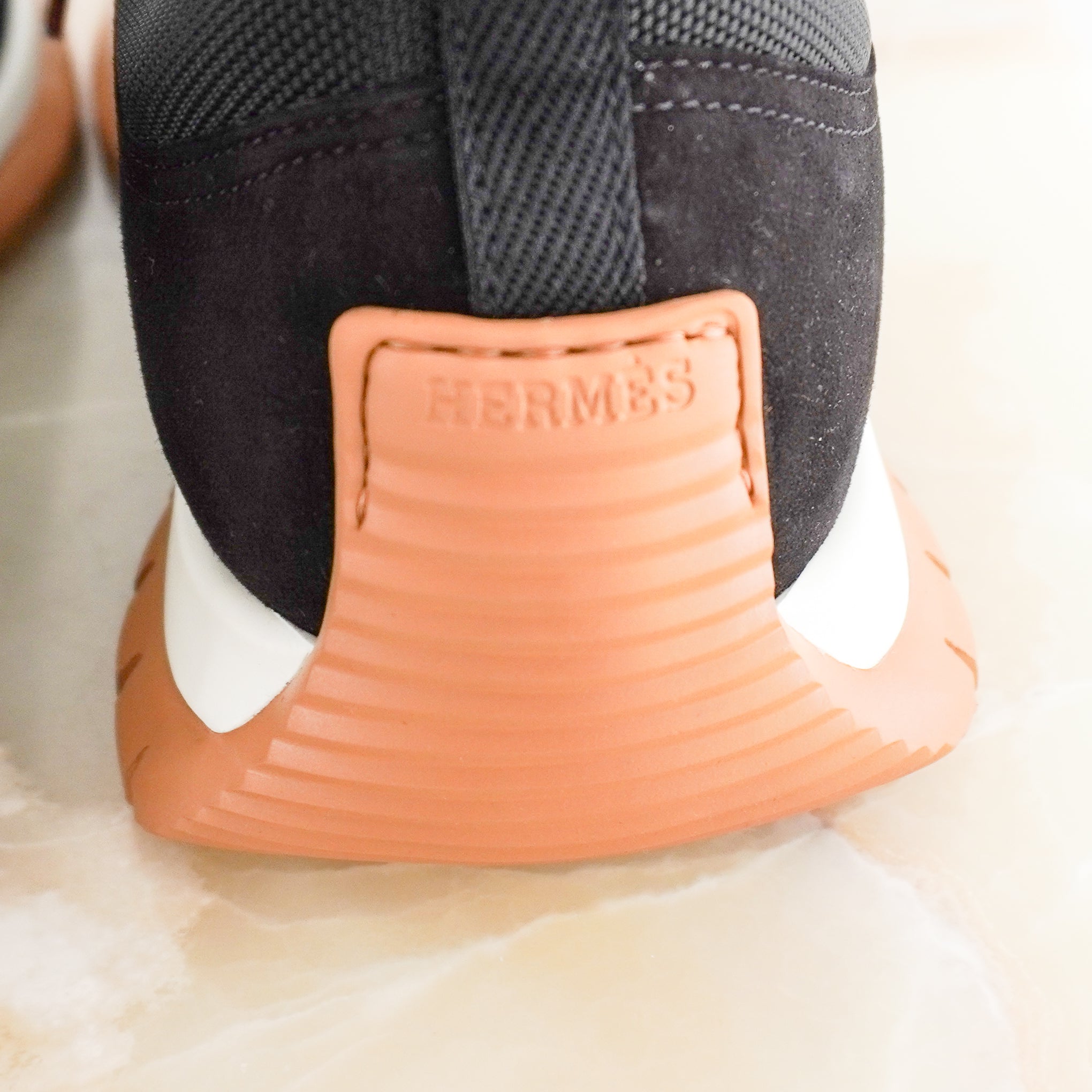 NEW Hermès Jimmy Sneakers in Noir (RRP £750) | Authentic Preloved