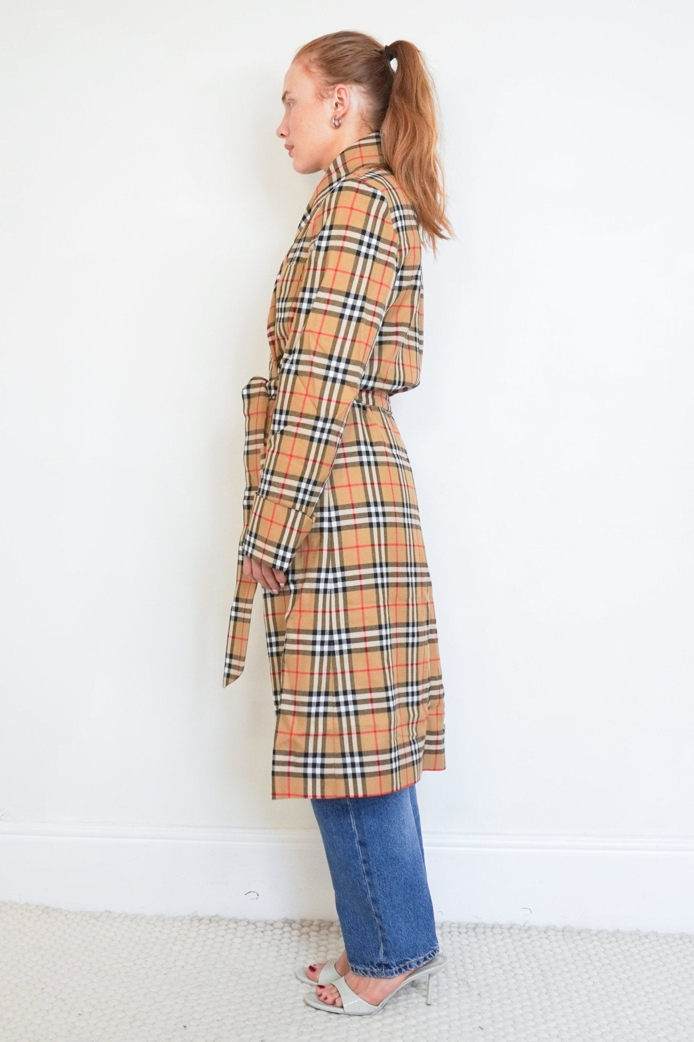 Burberry Plaid Check Coat RRP £2000 | Authentic Preloved - Reloved Again