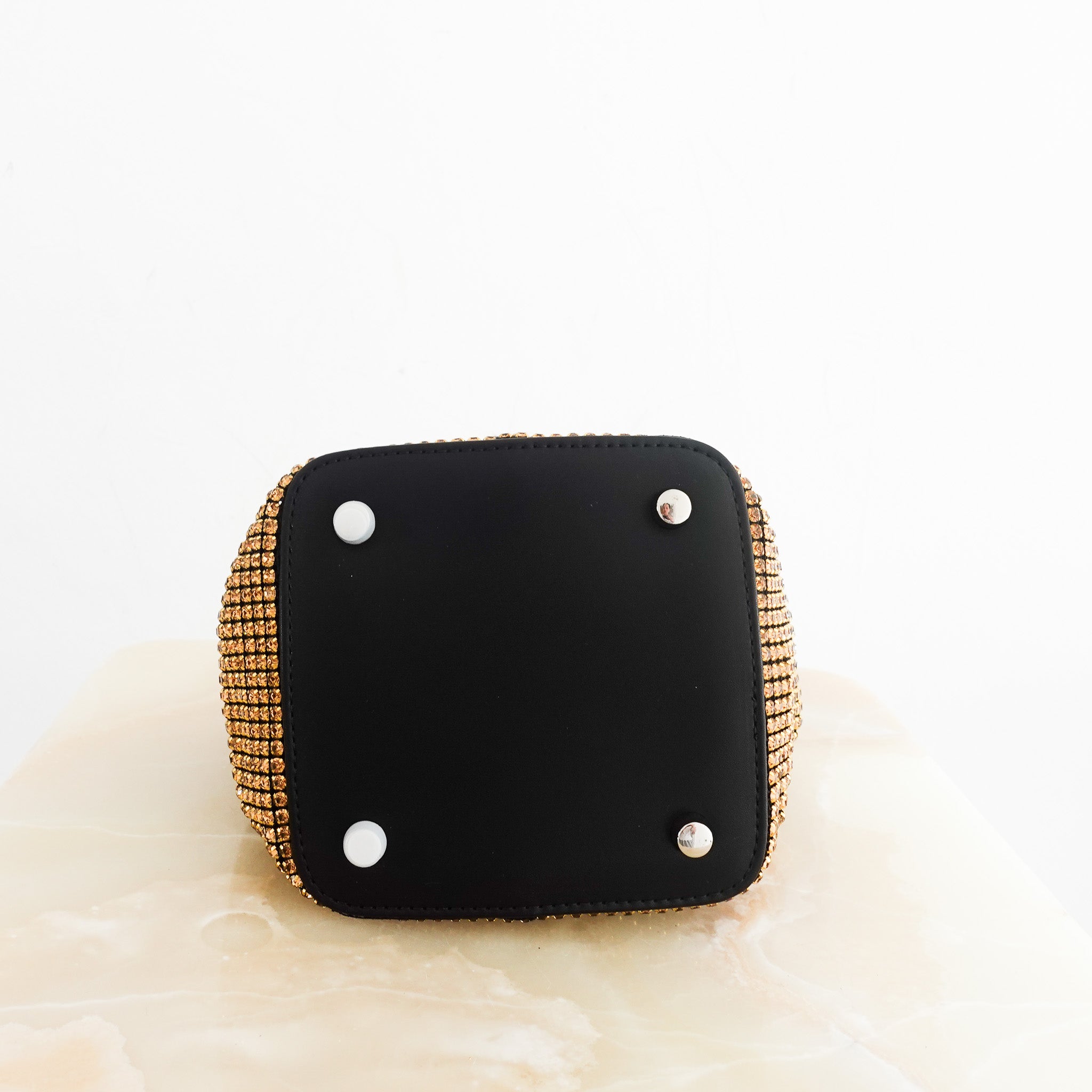 NEW Giarite Gold Rhinestone Bag RRP £195 | Authentic Preloved - Reloved Again