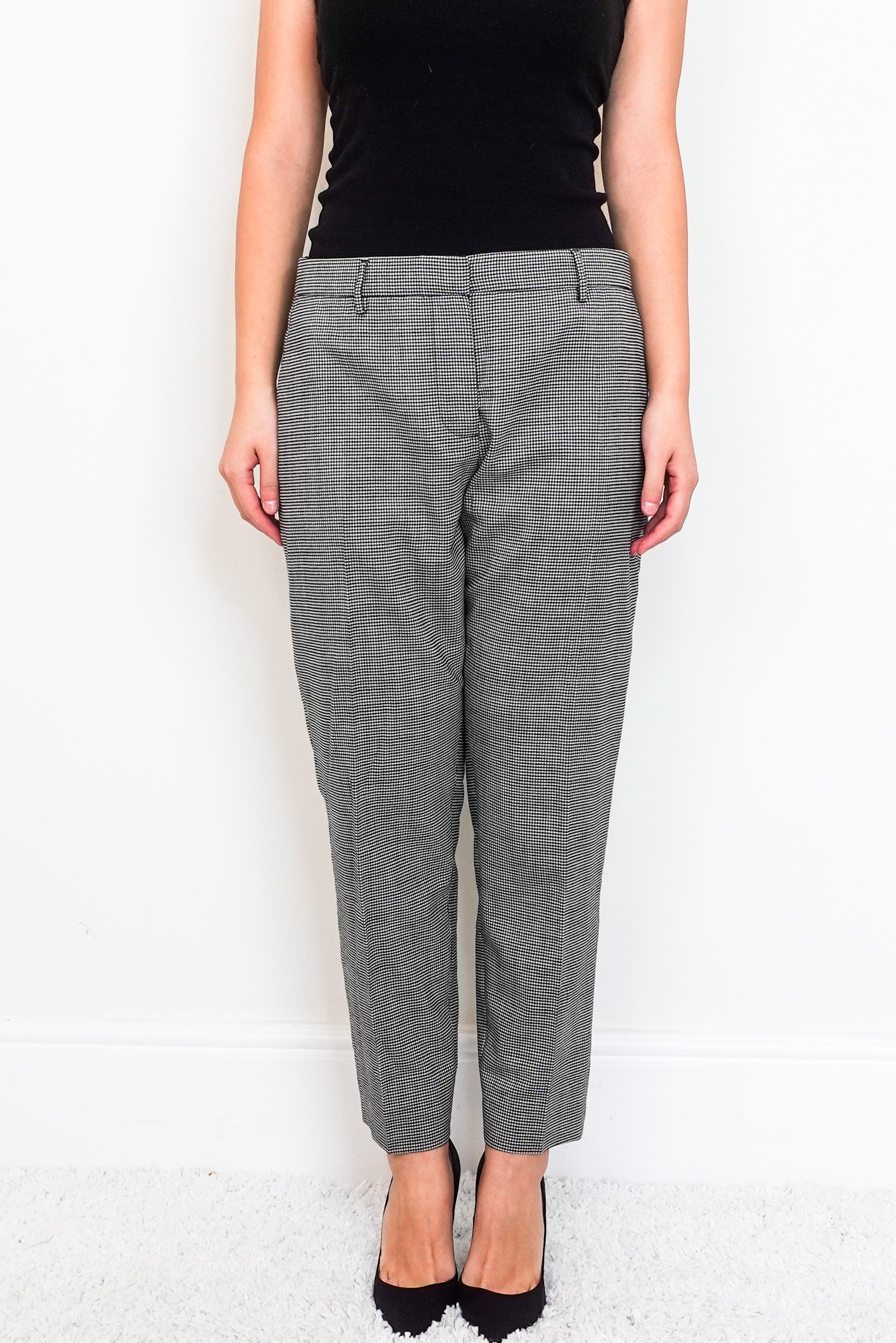 Wool Houndstooth trousers RRP £450