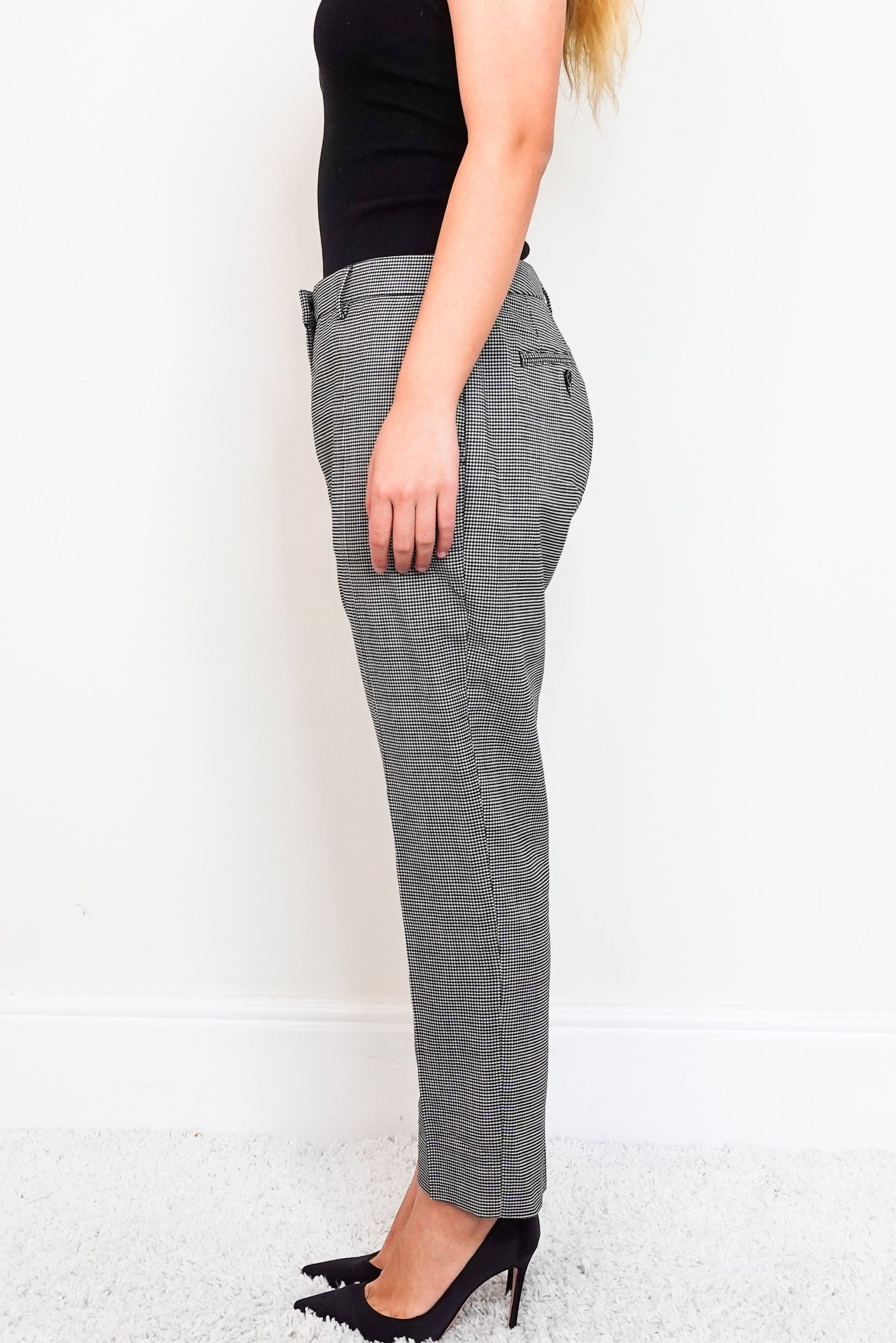 Wool Houndstooth trousers RRP £450