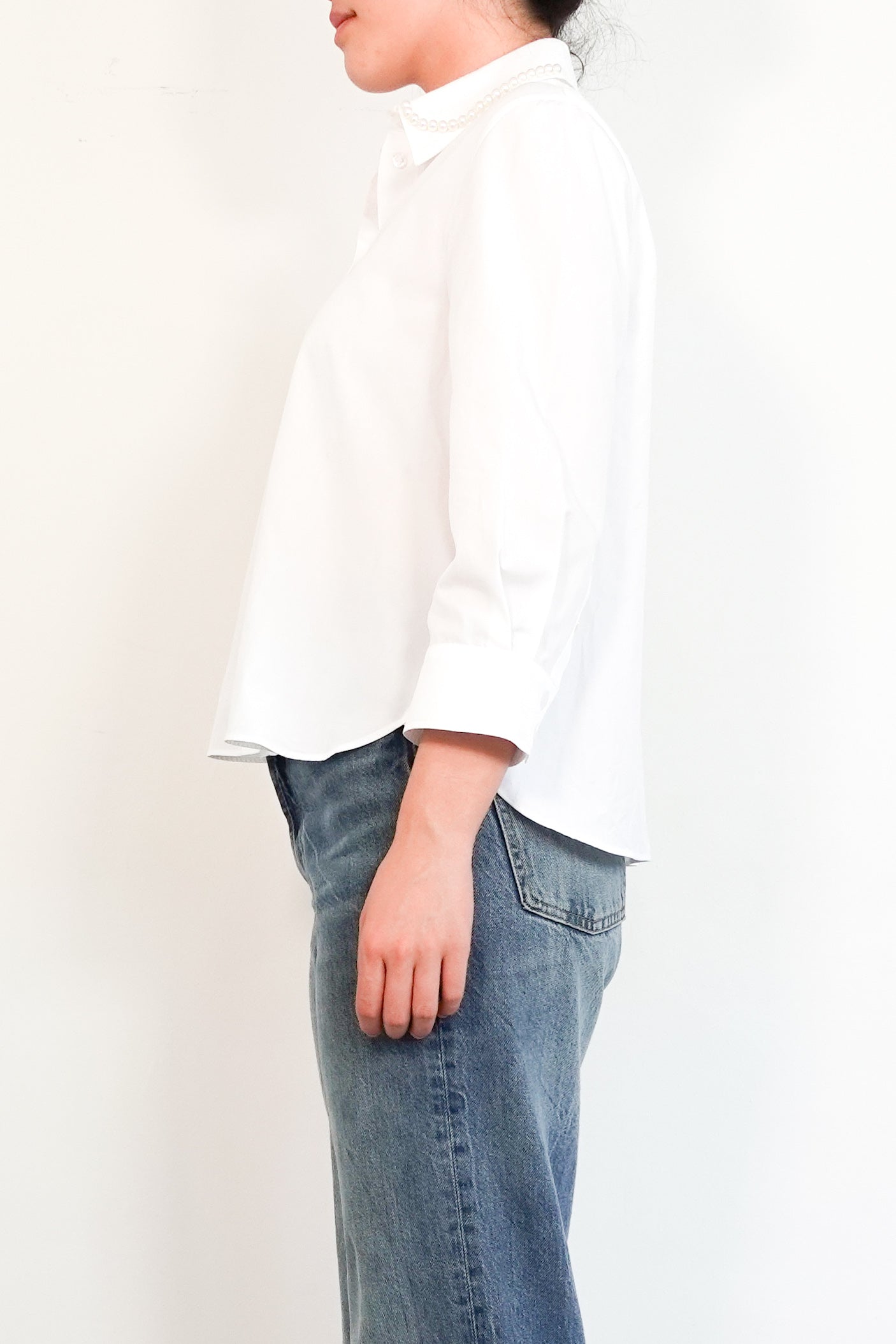 White Pearl Blouse RRP £425
