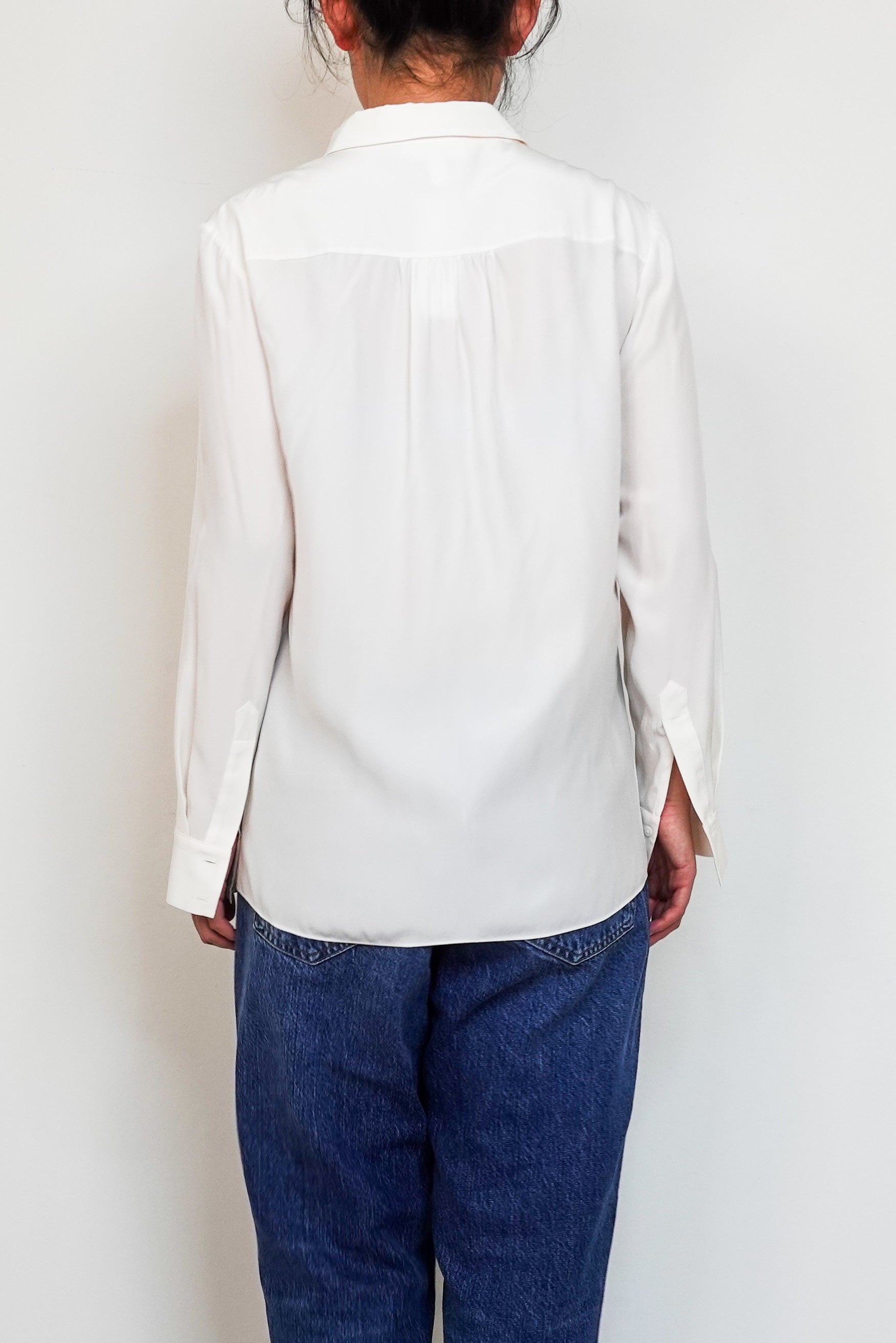 White Silk shirt RRP £150