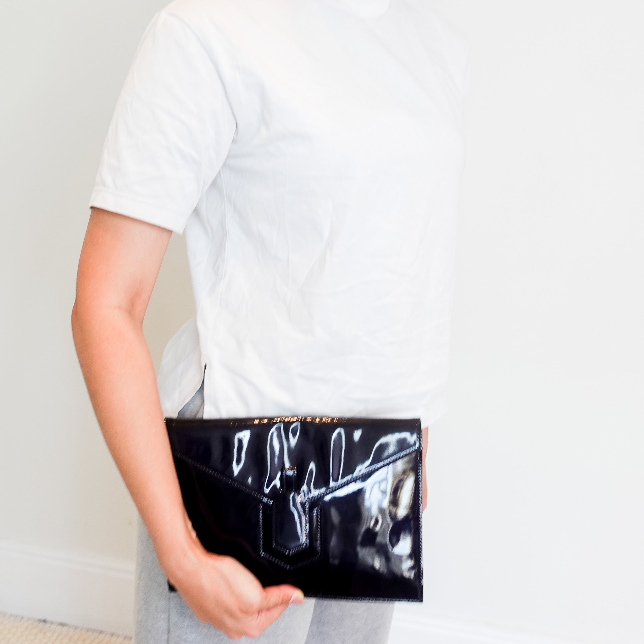 Saint Laurent Vintage Patent Clutch | Authentic Preloved - Reloved Again