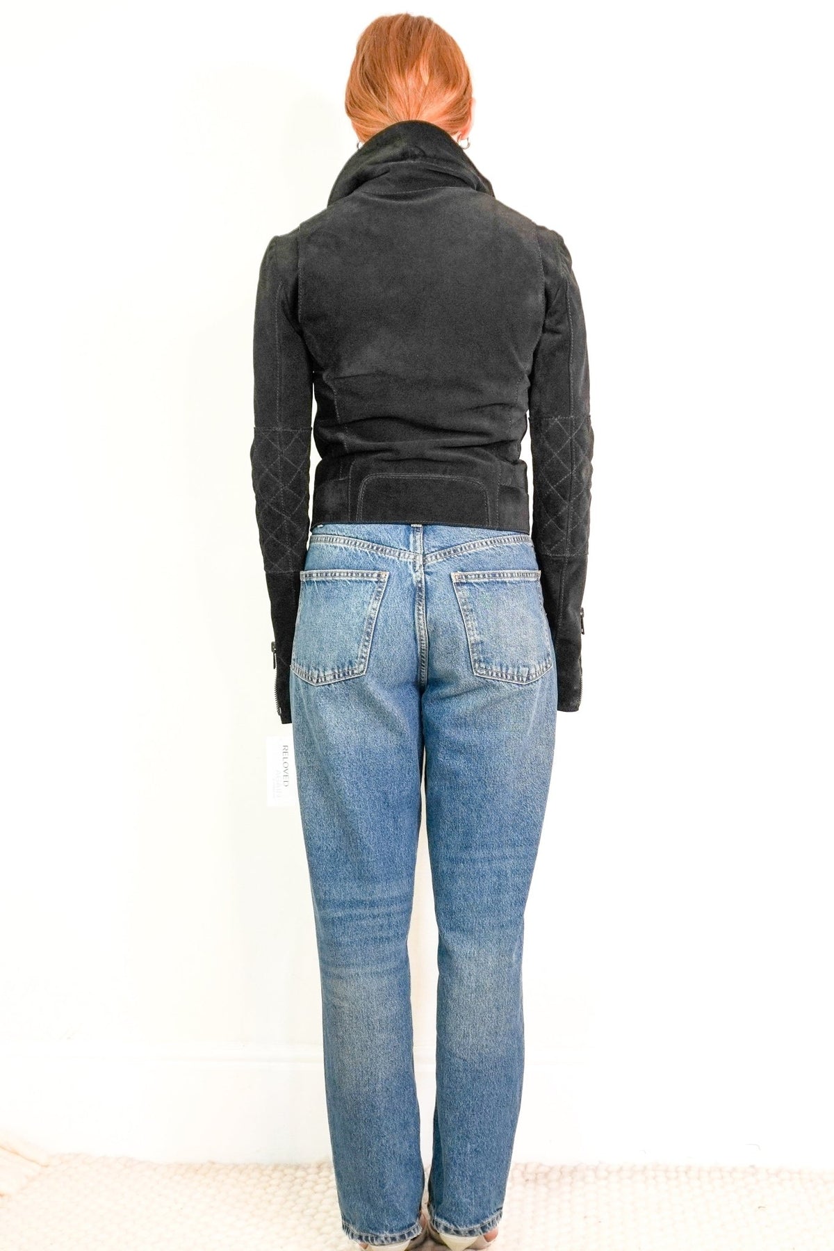 Balenciaga Leather Motorcycle Suede Jacket (RRP £3700) | Authentic Preloved - Reloved Again