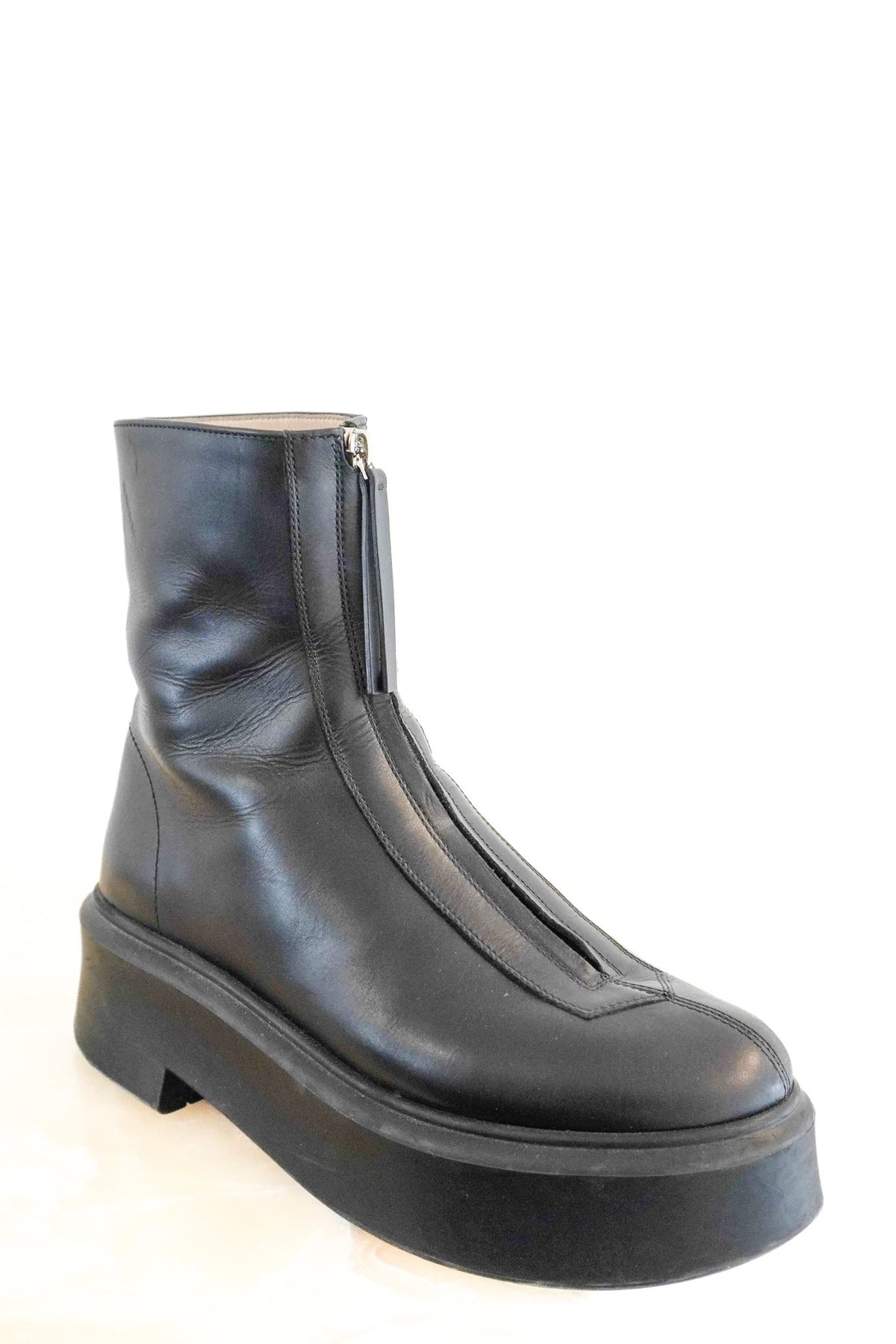 The Row Zipped Ankle Boots (RRP £1450) | Authentic Preloved - Reloved Again